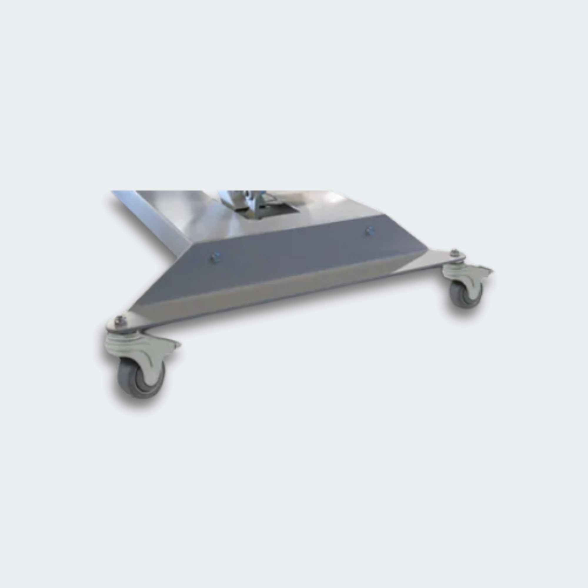 • Height extension to accommodate Hoyer Lift
• Adds 6.25" to the height of the table from top pad to floor