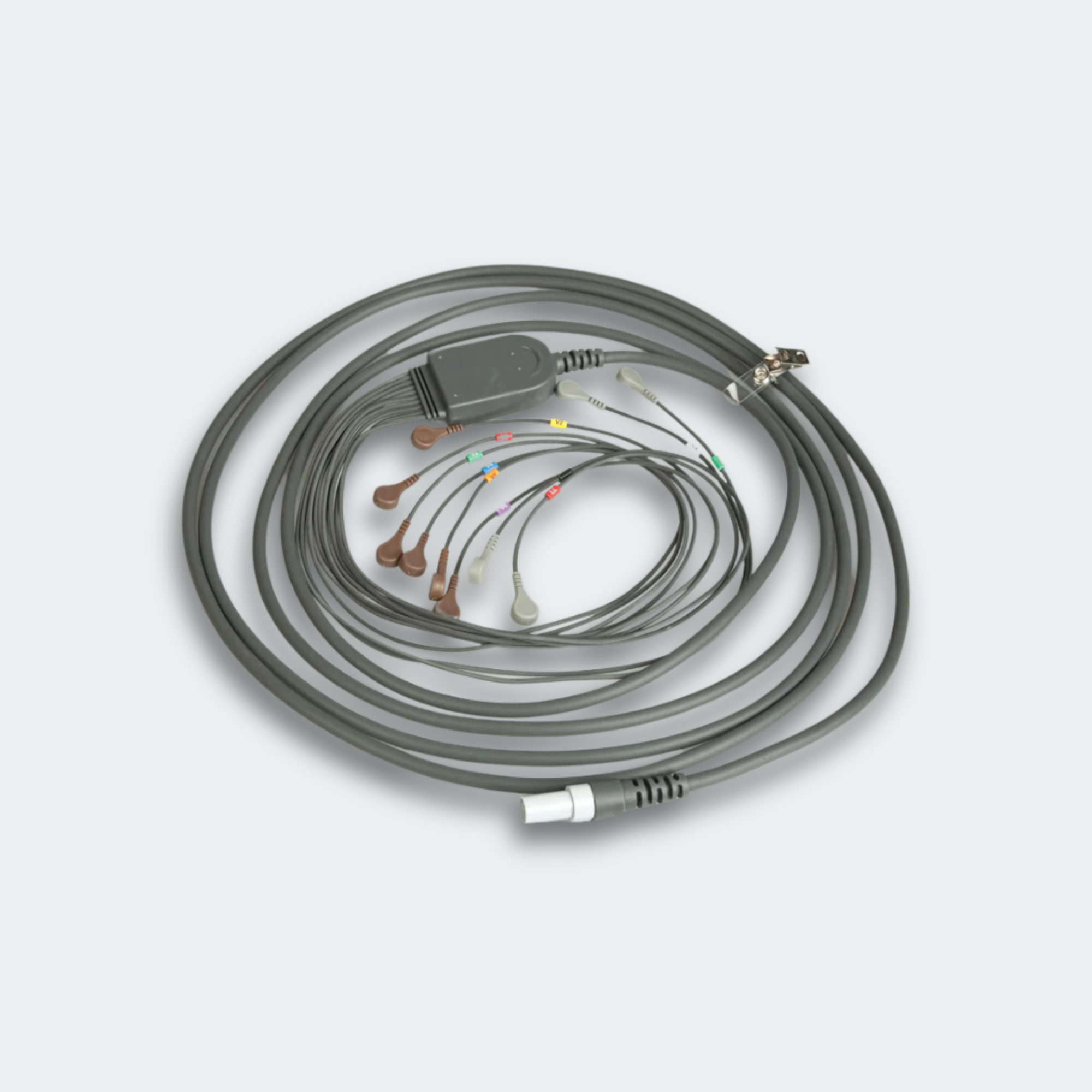10 Lead Patient Cable For Q-Stress, AHA 25_ Leadwires , Snap Connection (US Only)