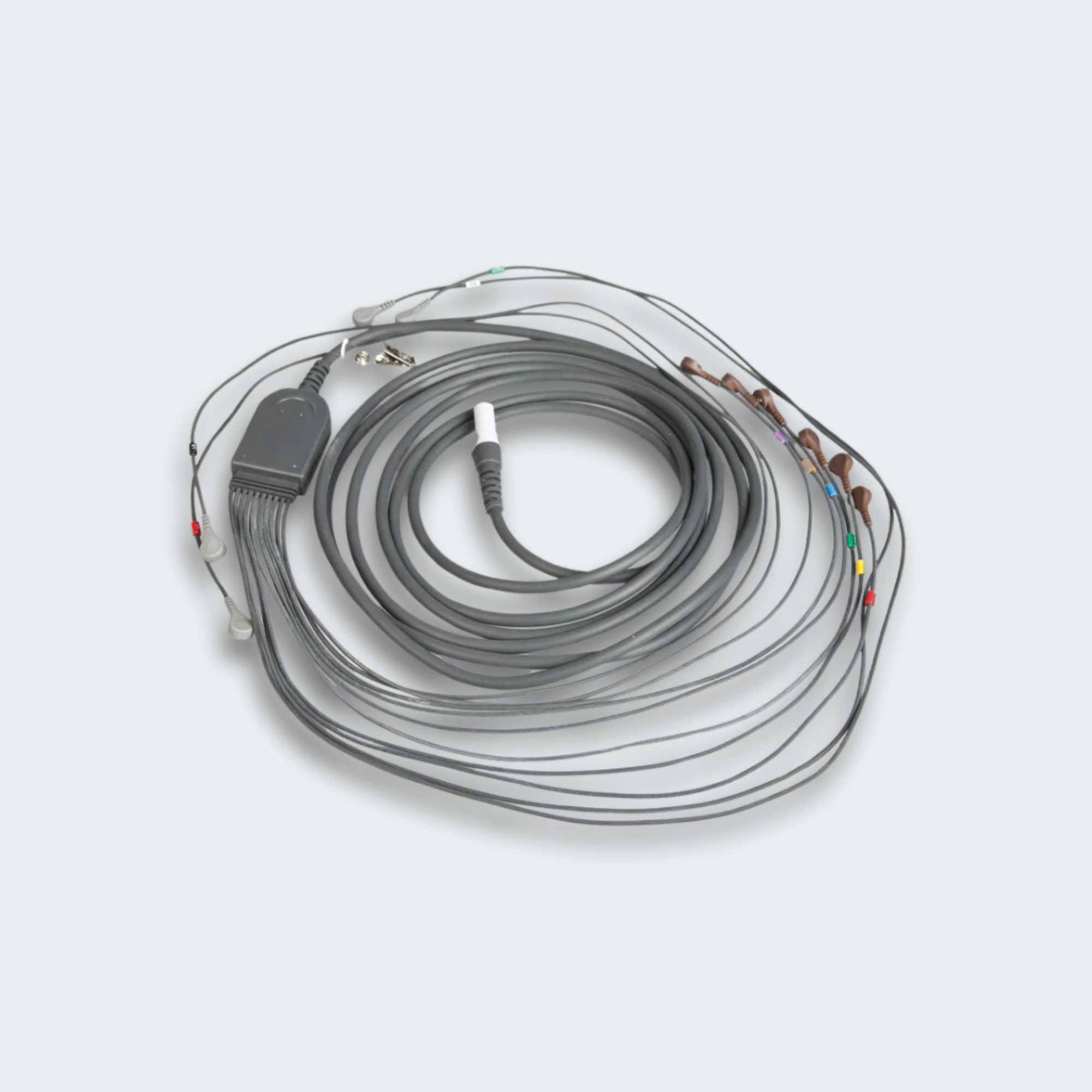 10 Lead Patient Cable For Q-Stress, AHA 43_ Leadwires, Snap Connection (US Only)