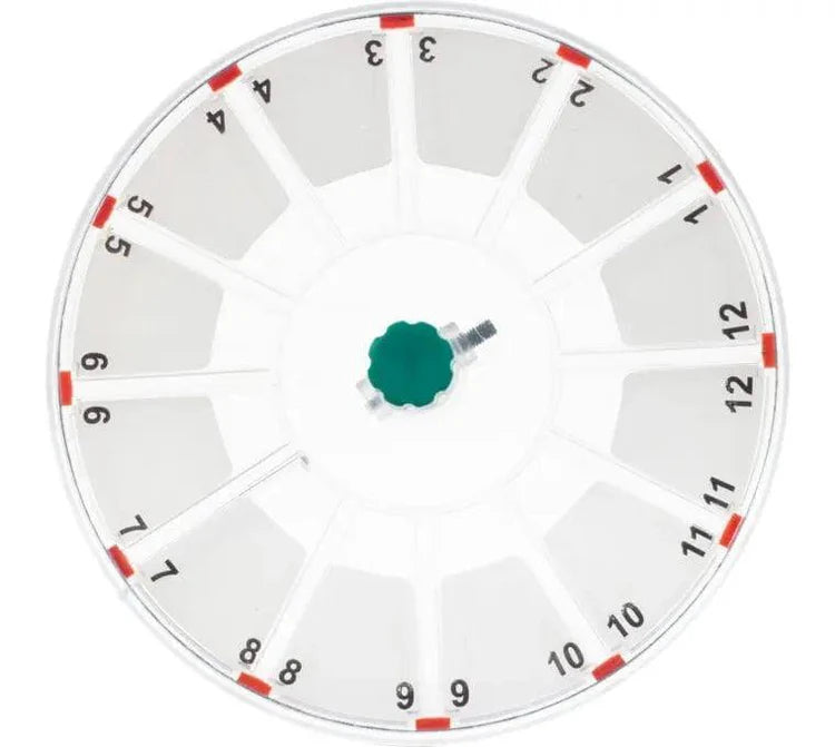 Rotor, 12-place microhematocrit (40mm capillary tubes), for ZipCombo