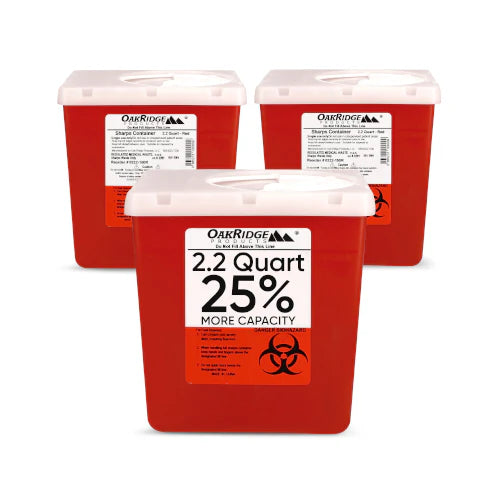 Sharps Container 2.2 QT (3 /pack)