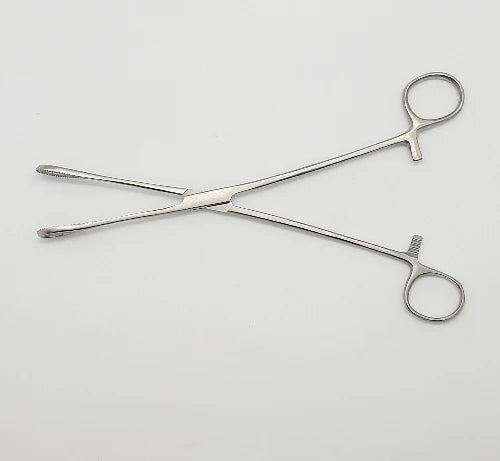 Forceps Sponge 9.5"  Straight, Serrated(1/EA)