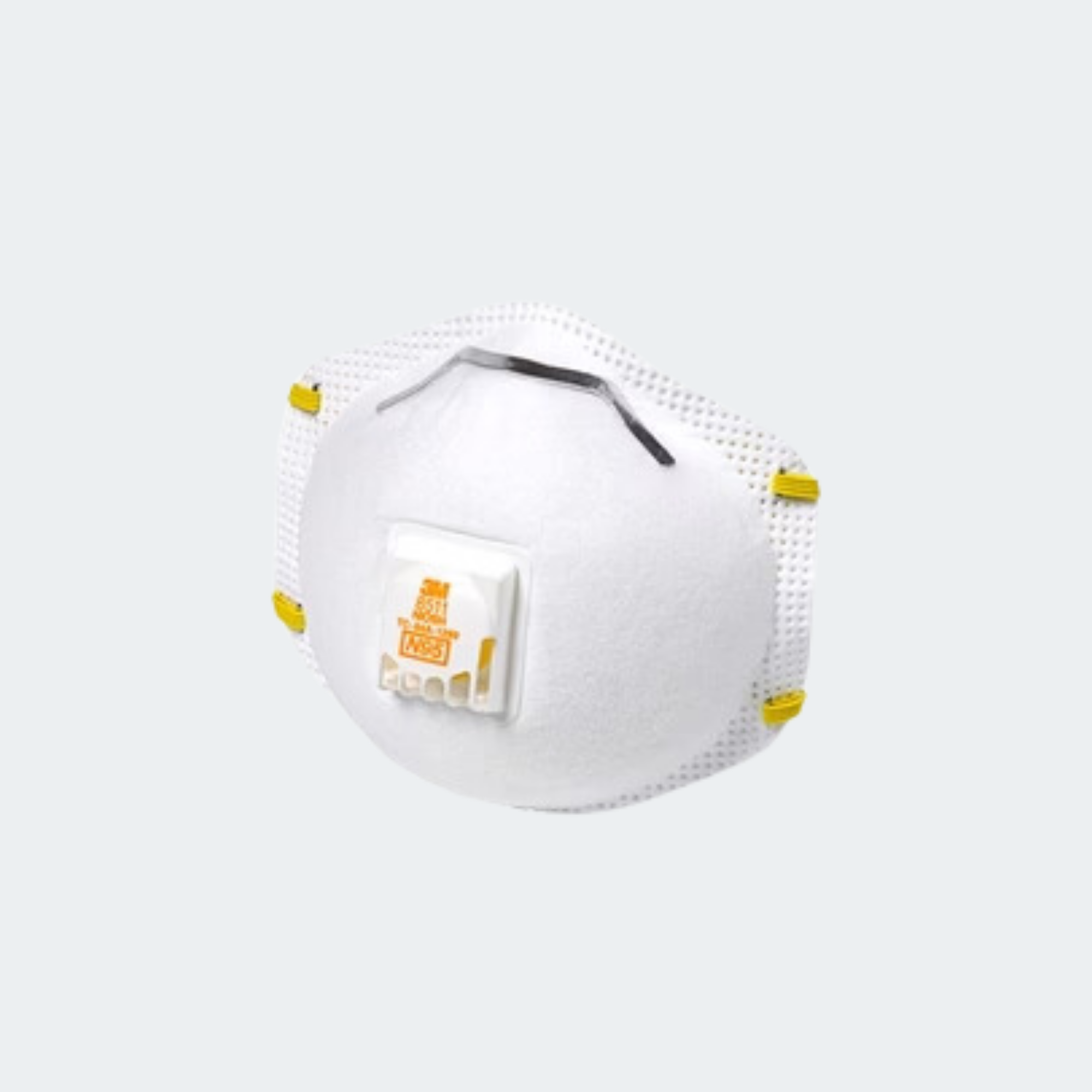 The 3M 8511 N95 Masks offer comfortable extended wear in dusty environments. This particulate respirator is durable and has no spare parts to clean. 3M 8511 masks feature 3M's patented Advanced Electret Media and the Cool Flow Exhalation Valve to make breathing easier and cooler. An innovative M-nose clip adjusts easily to provide an effective seal to reduce eyewear fogging. The soft inner material of the 3M 8511 N95 mask provides added comfort while the cup shape design makes this respirator spacious &amp;