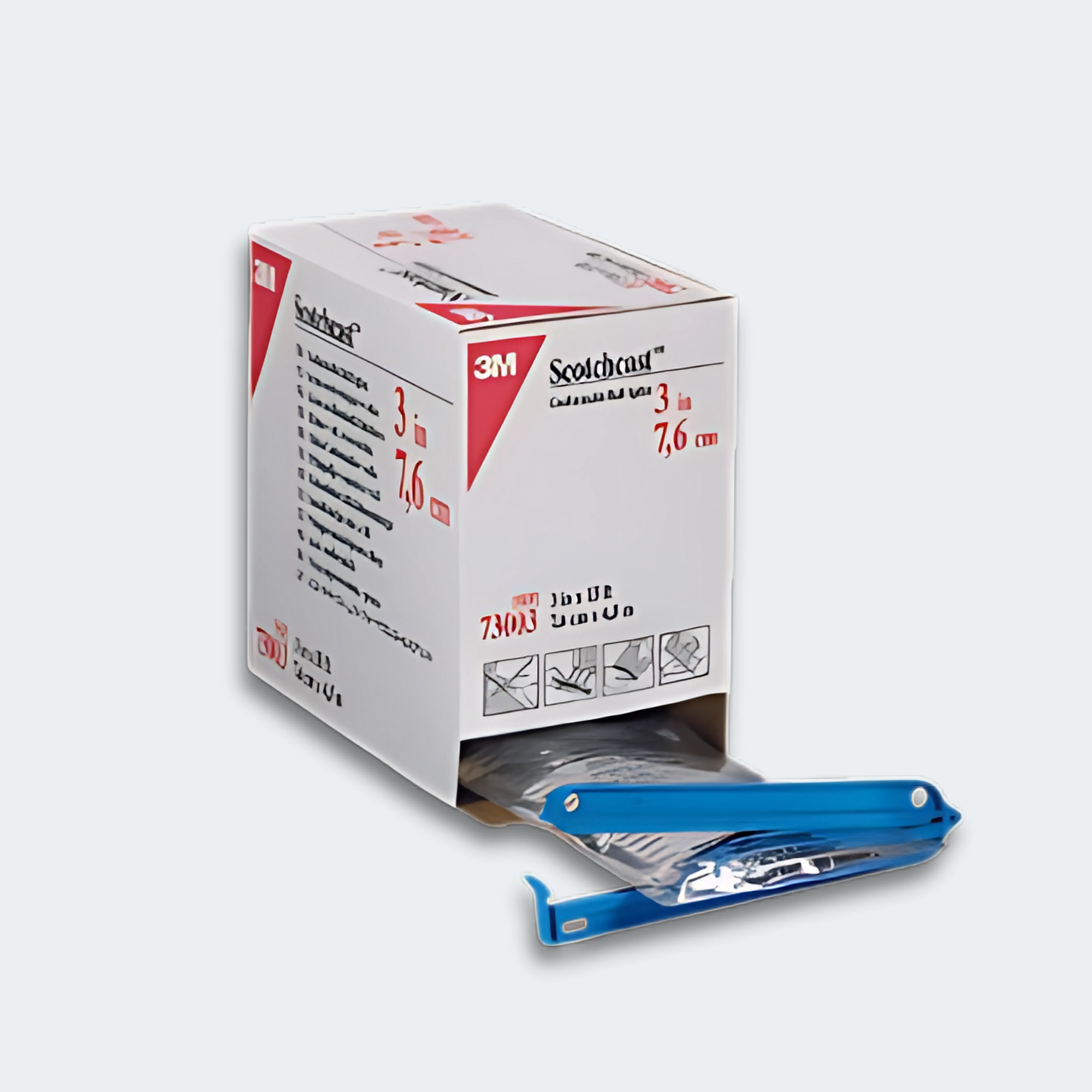 Roll Splint, 3 x 15 ft

Features
The splinting material is made of layered fiberglass and is pre-padded with our patented water-repellent felt
This splint is packaged in a unique, self-sealing system that minimizes waste, enhances productivity and gives the clinician the ability to cut the splint to the length needed

Double-sided felt helps eliminate the risk of wrong-side application, while providing padding and protection for the patient’s injury. Easy-to-use, easy-to-reseal packaging helps prevent expos