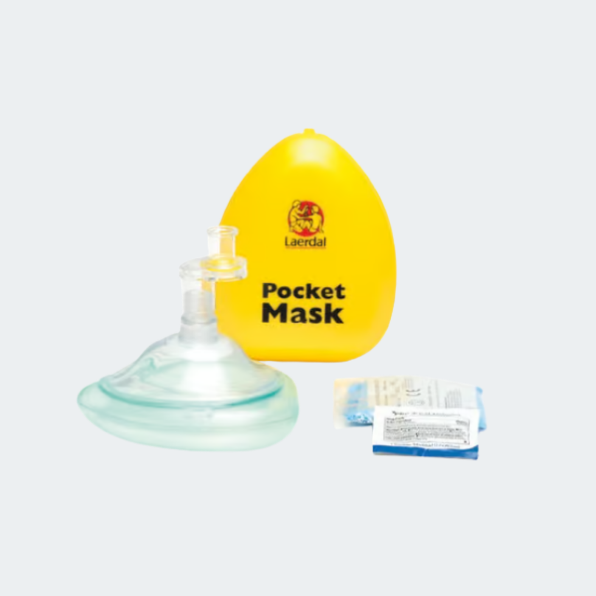 82001133 Pocket Mask w/Gloves & Wipe in Hard Case