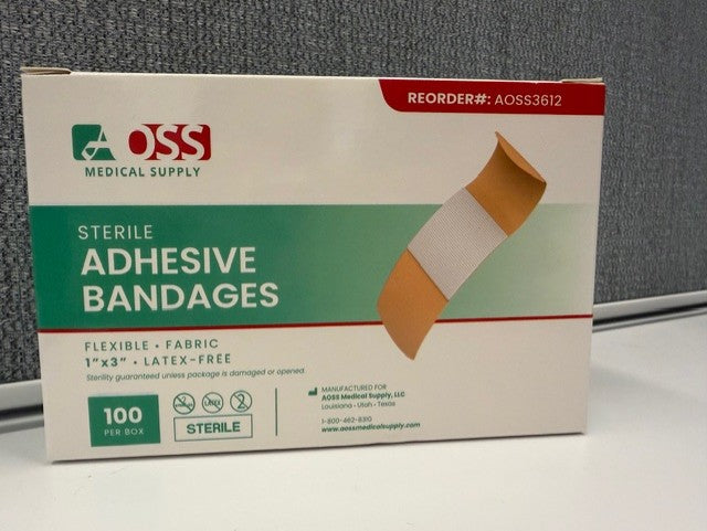 AOSS Flexible Fabric Bandage 1"x3"