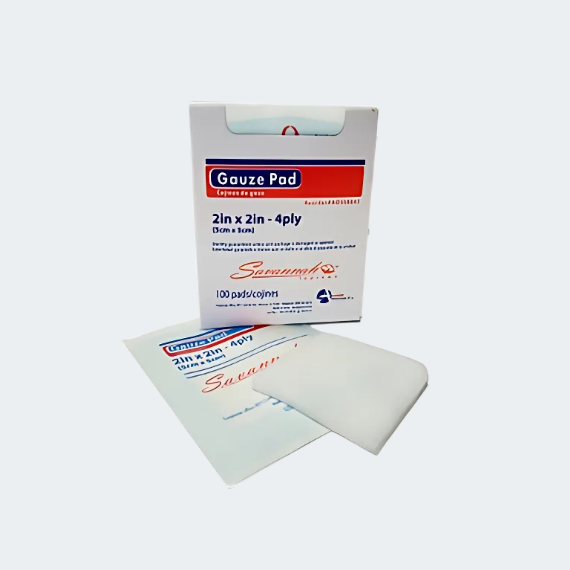 AOSS Gauze Pad, 2 x 2 Inch, 4-Ply (Sterile 2s) 