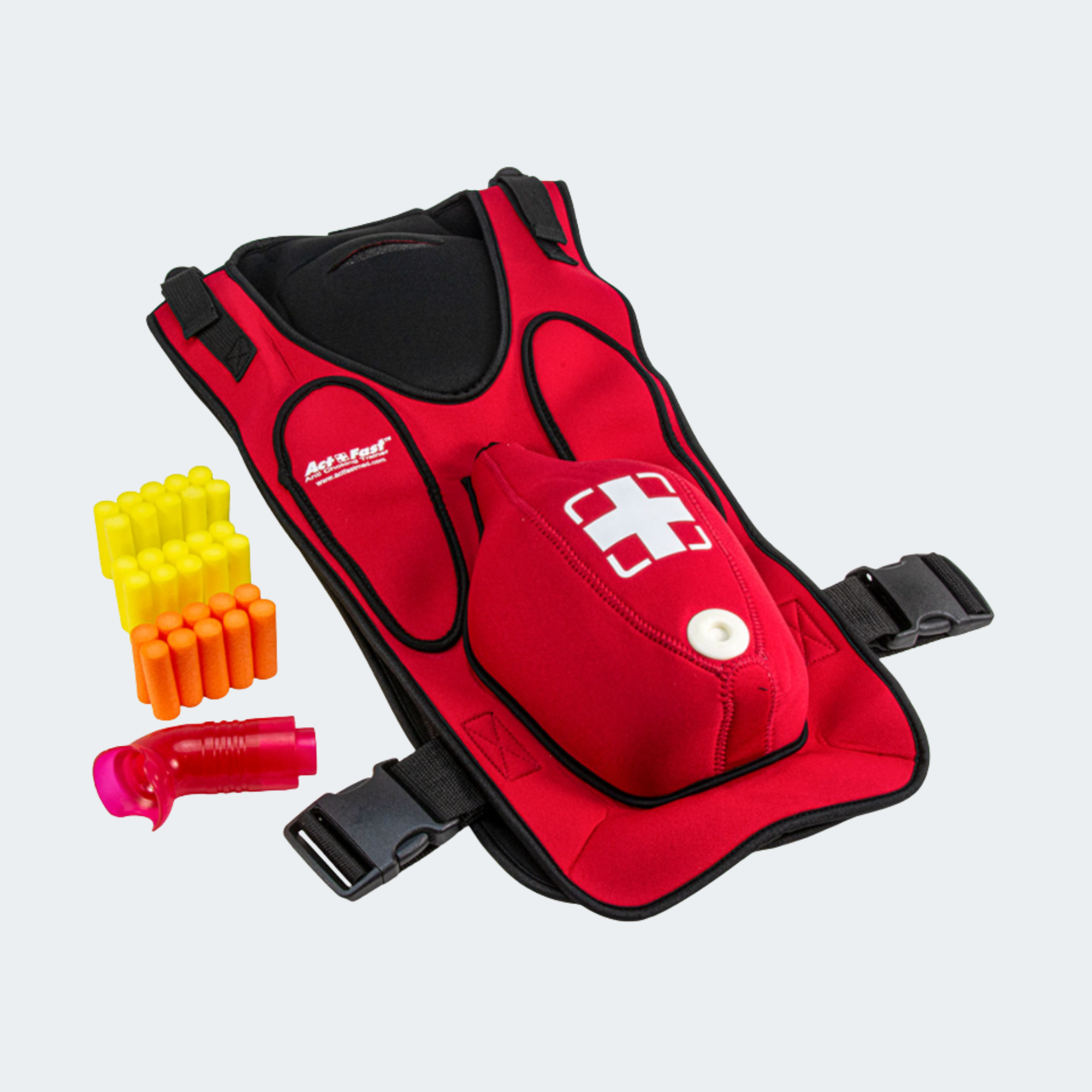 ActFast MedicalTrainer Anti-Choking Red Single