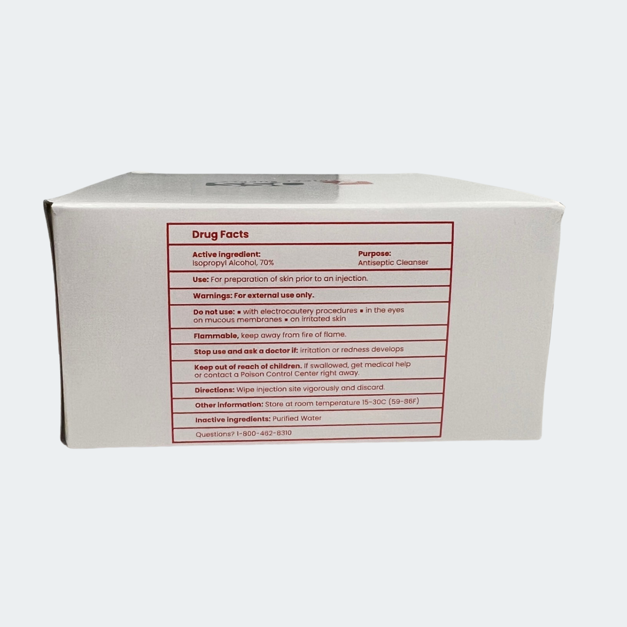 Alcohol PrepPads Sterile Medium 200EA/BX, 3BX