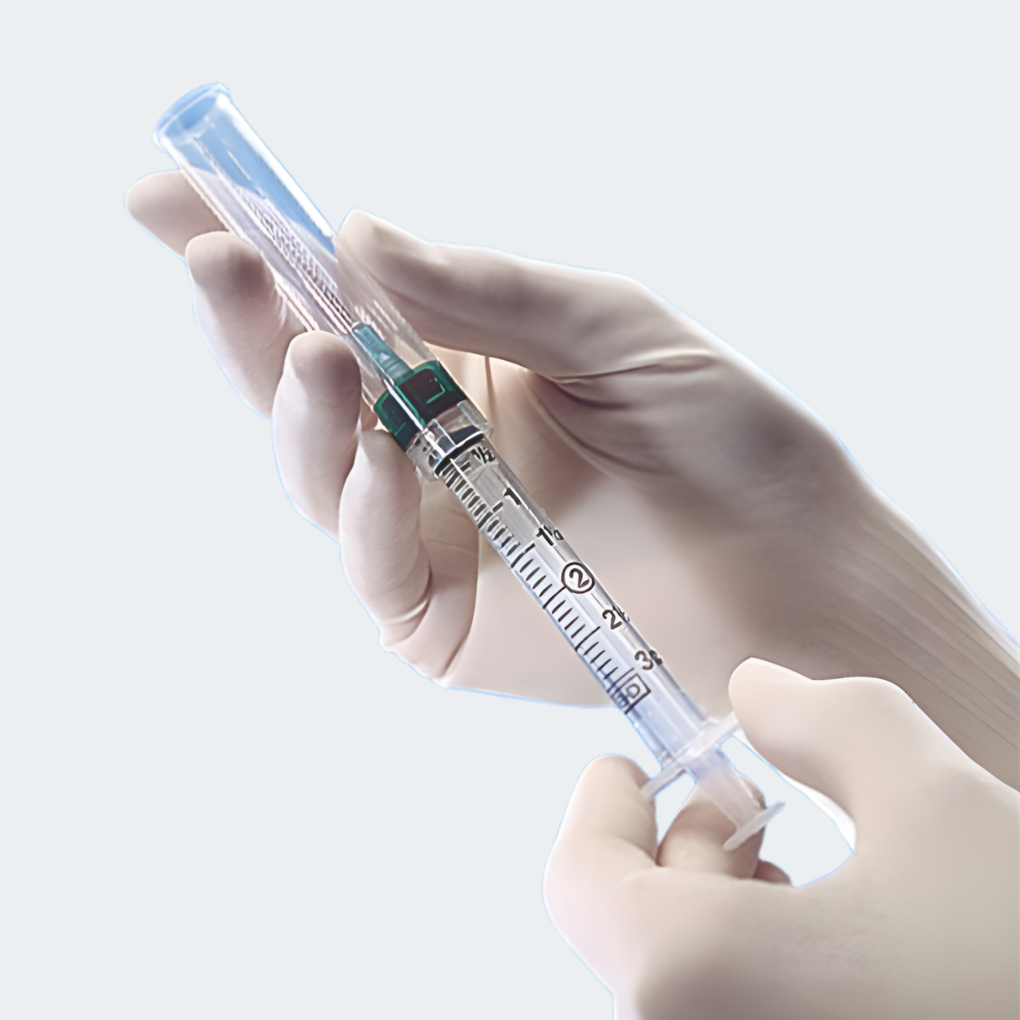 BD Safety-Lok Syringe/Needle Insulin 29Gx½"1mL 100/BX