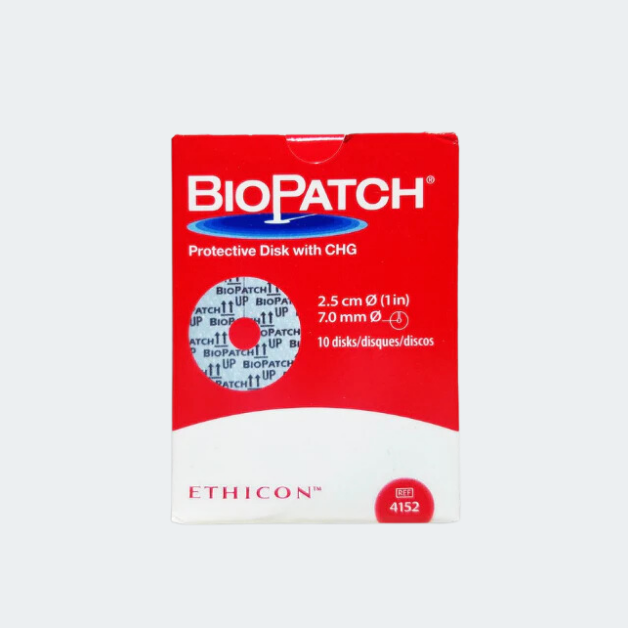 Biopatch IV Dressing Disks w/ CHG 1"x7.0mm 
