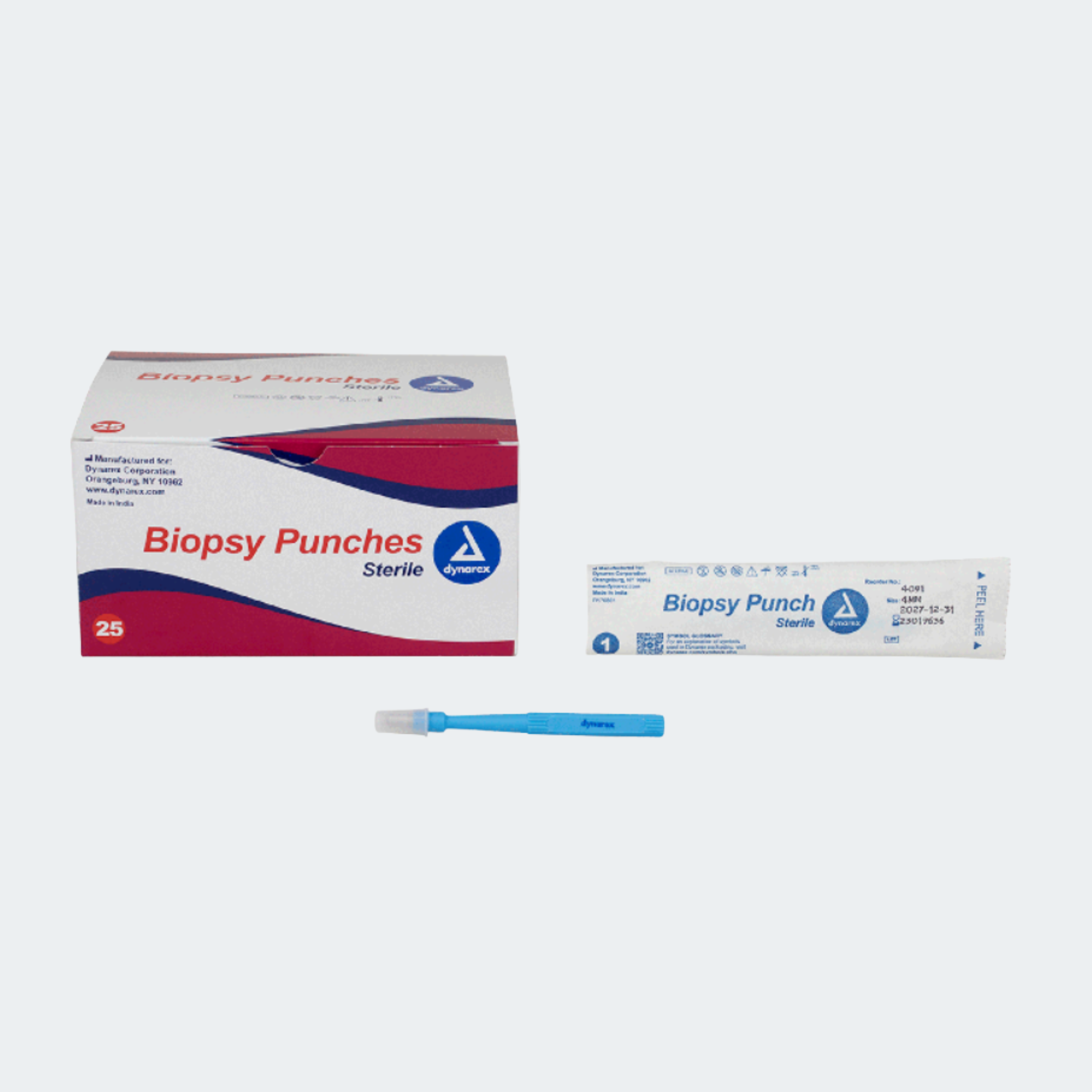 Biopsy Punches, 4.0mm, 25/bx