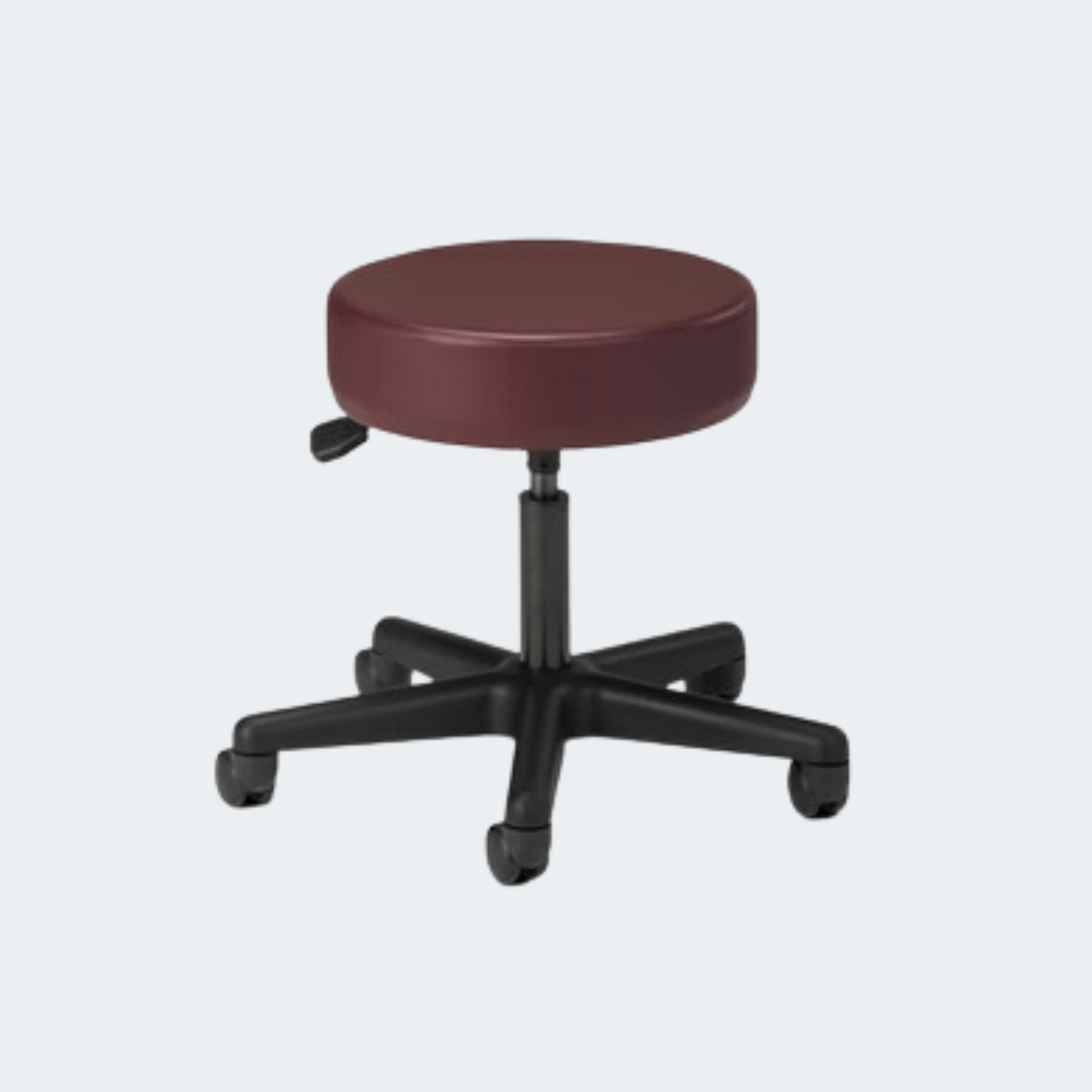 Black Base, 5-Leg, Pneumatic Stool