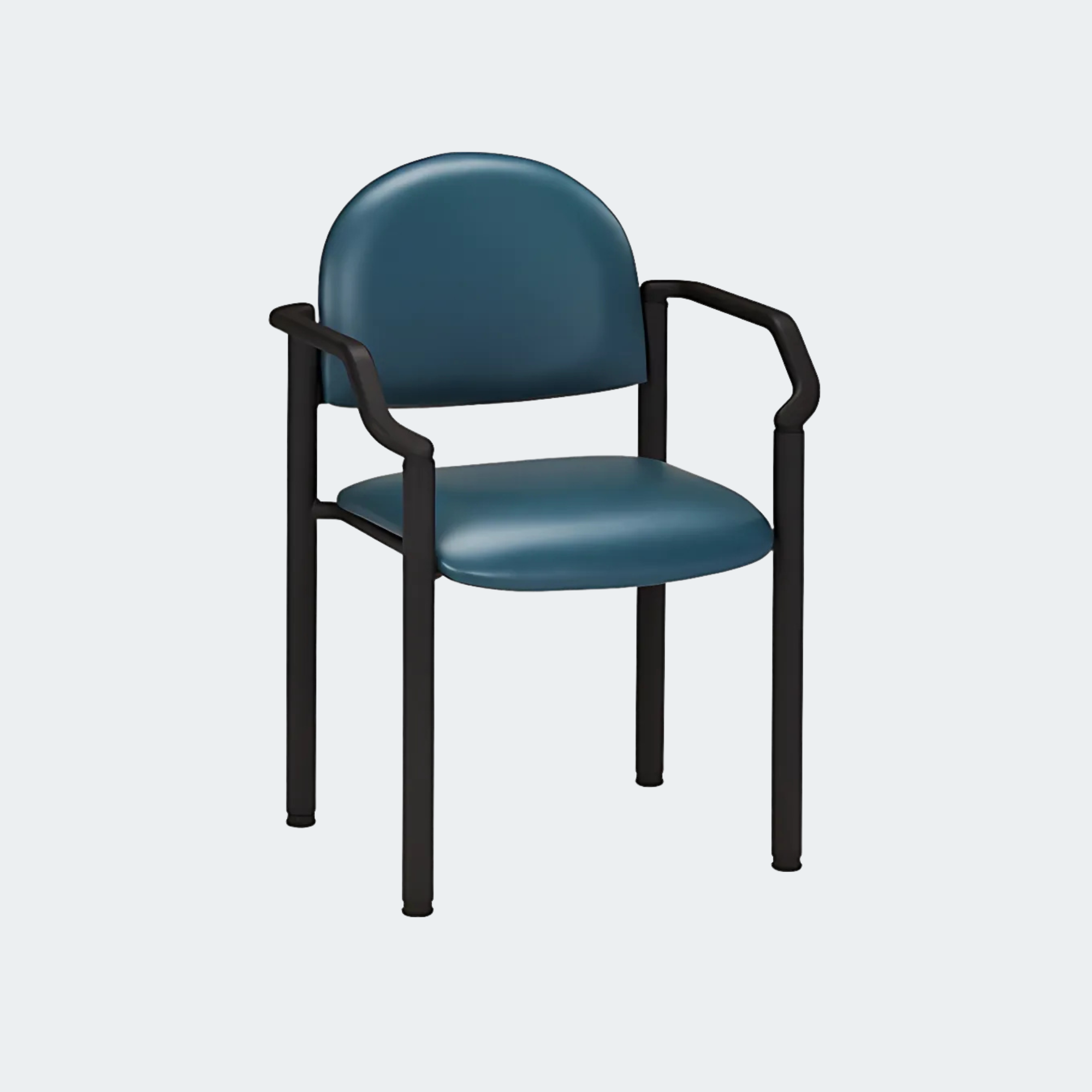Black Frame Chair with Arms