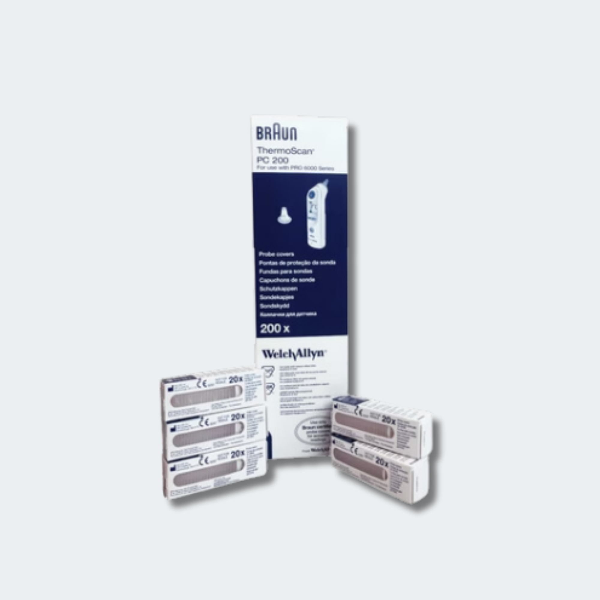 Braun Pro 6000 Probe Covers, 200/bx, 25 bx/cs (45 cs/plt)