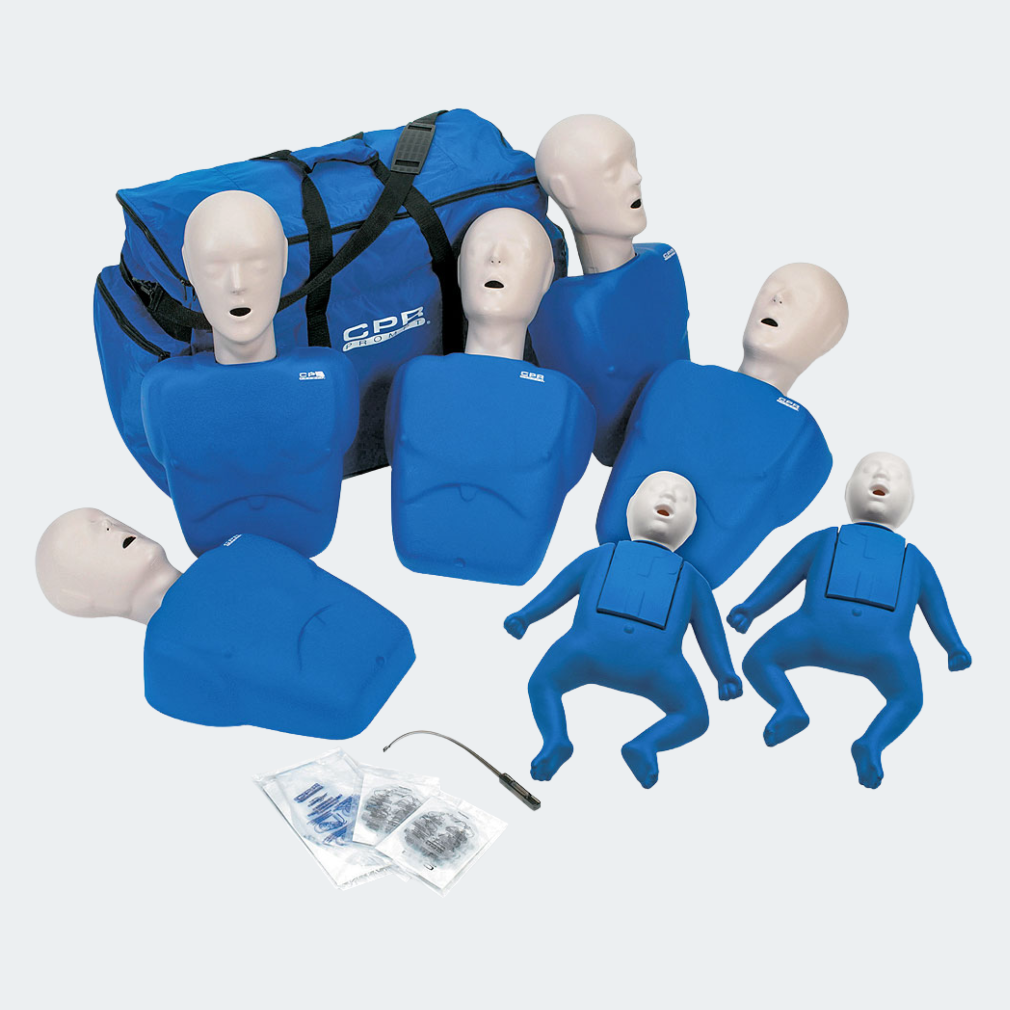 CPR Prompt 7 Packs: 5-Adult/Child & 2-Infant Combo Pack BLUE Part #: LF06700U