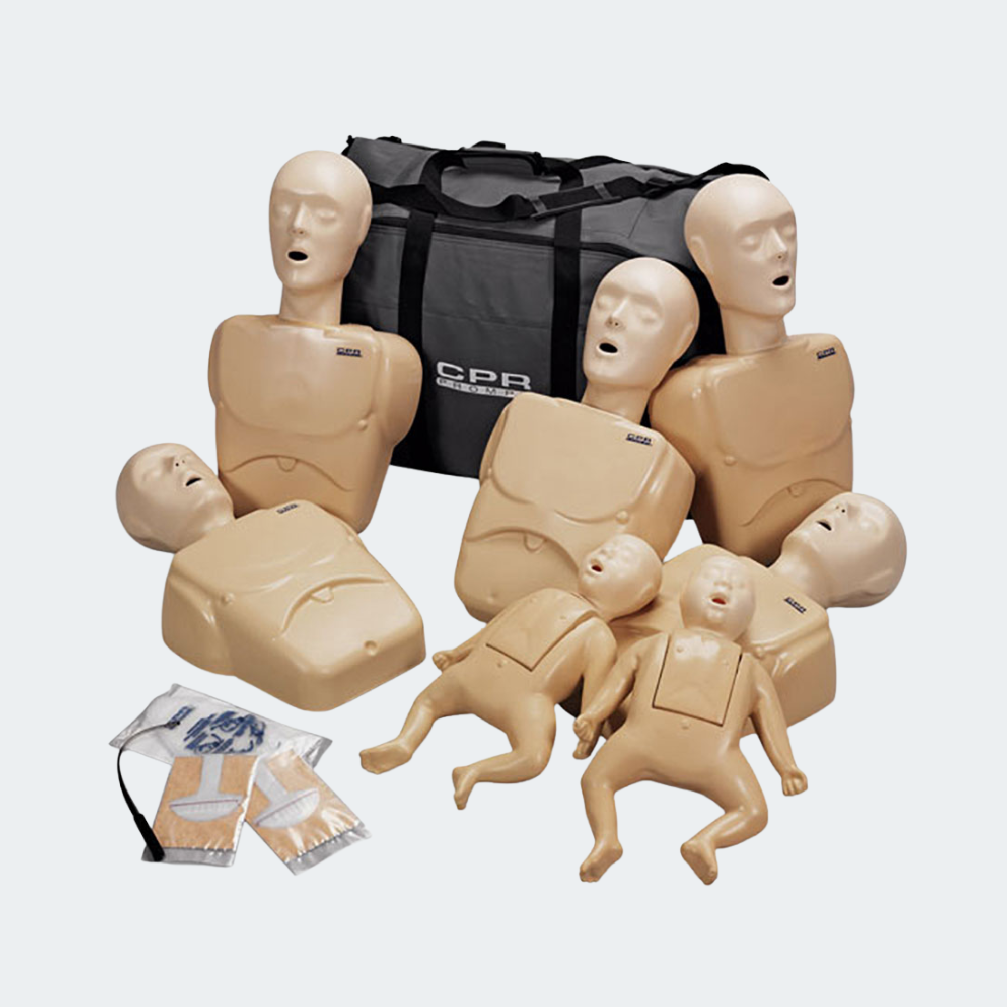 CPR Prompt 7 Packs: 5-Adult/Child & 2-Infant Combo Pack TAN Part #: LF06702U