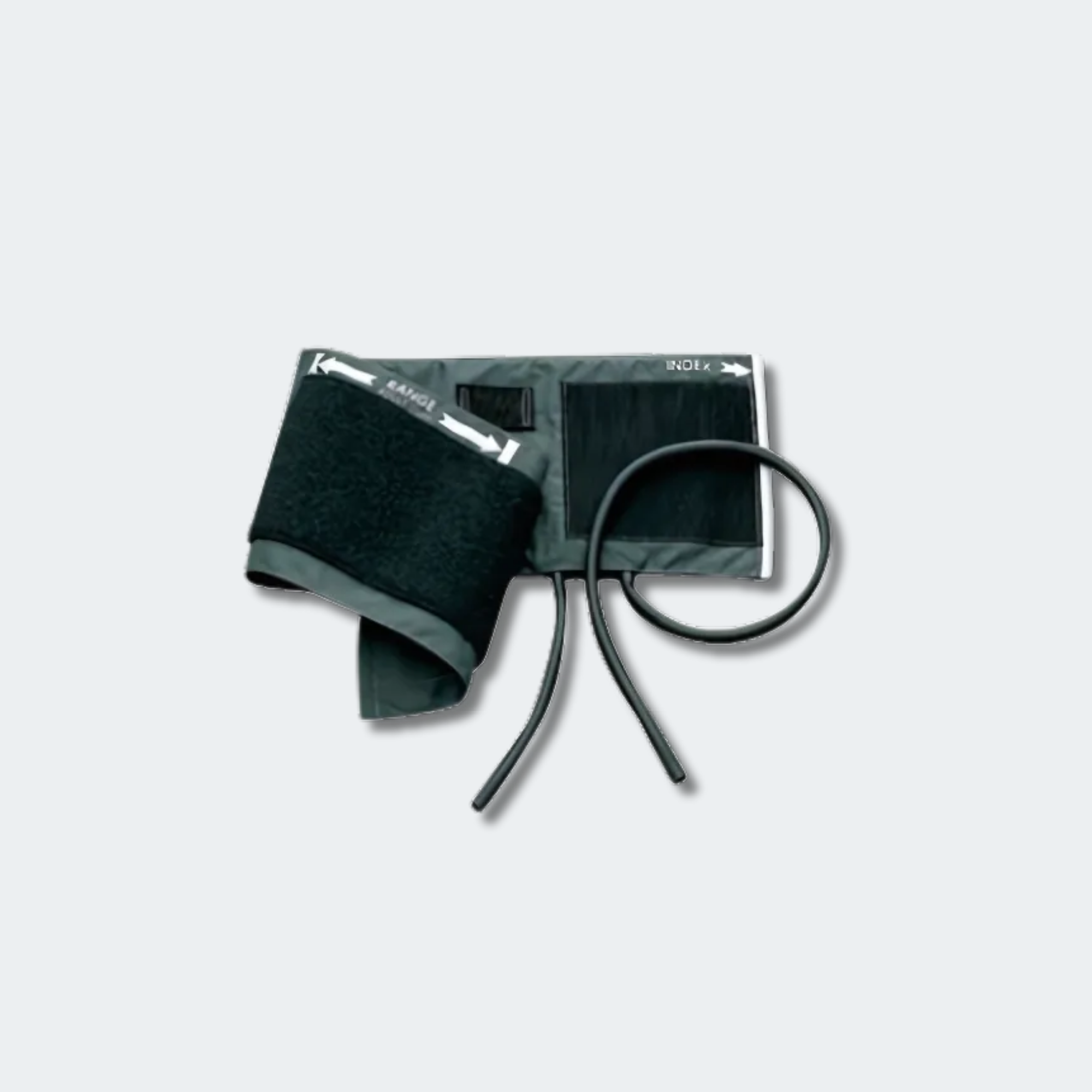 Welch Allyn Blood Pressure Cuff; Adult, Reusable (Two Piece), 2-Tubes (5.5 and 14 in/14.0 and 36.0cm), Bare Tube and Tri-Purpose (#5082-168) Connectors; Cuff Range 29-42 CM
