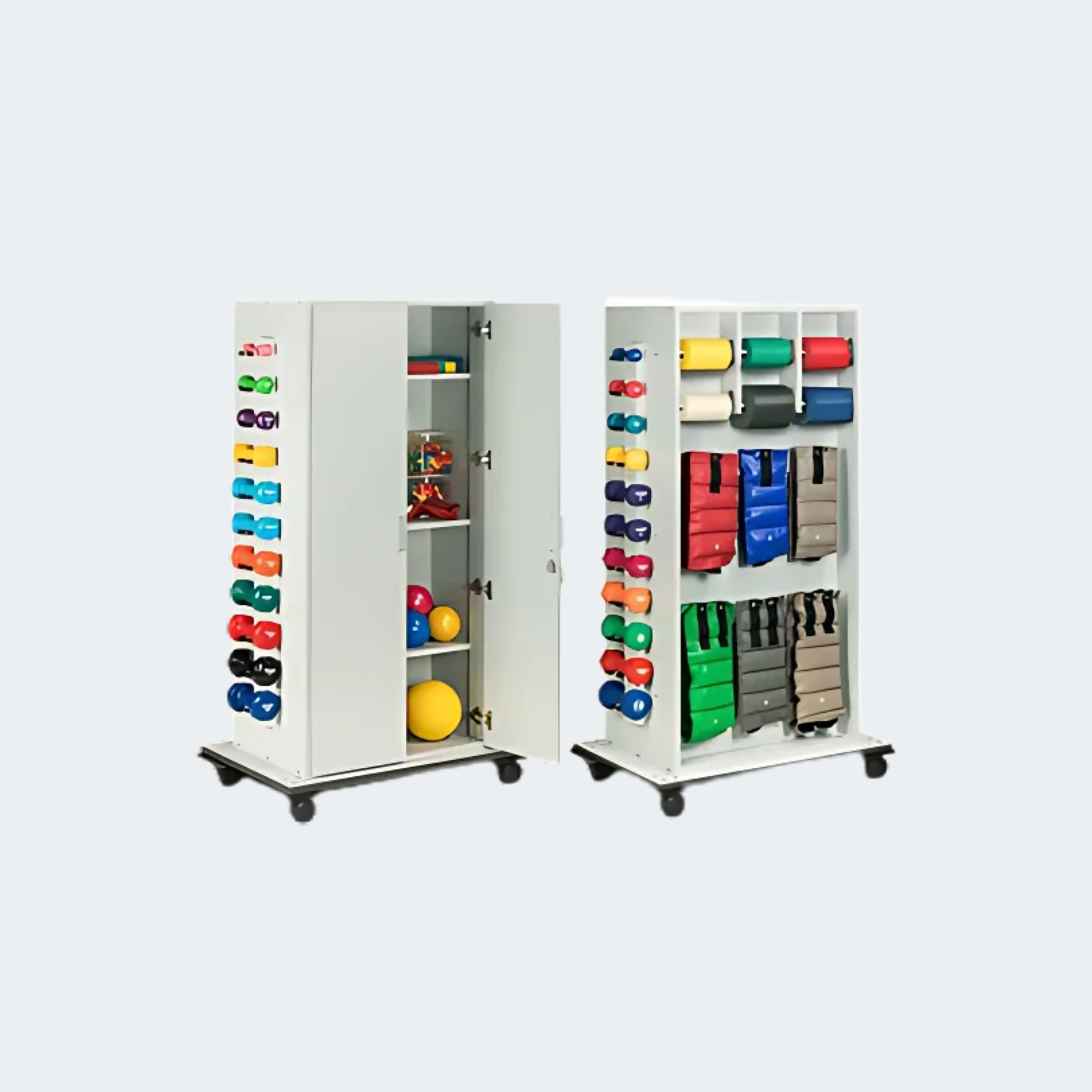 Cabinet Rack with Doors – Secure Medical Storage Solution