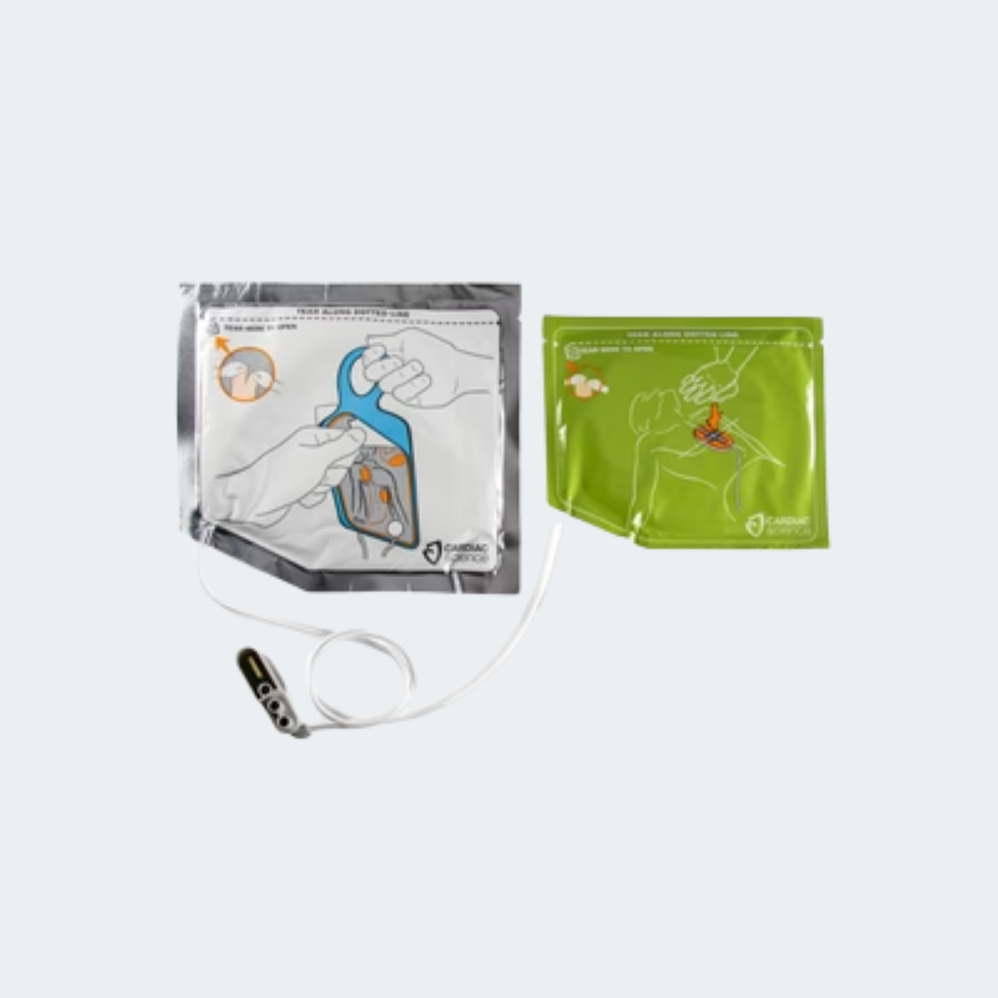 Cardiac Science Powerheart G5 Adult Intellisense CPR Feedback (ICPR) Defibrillation Electrode Pads Part #: XELAED002A