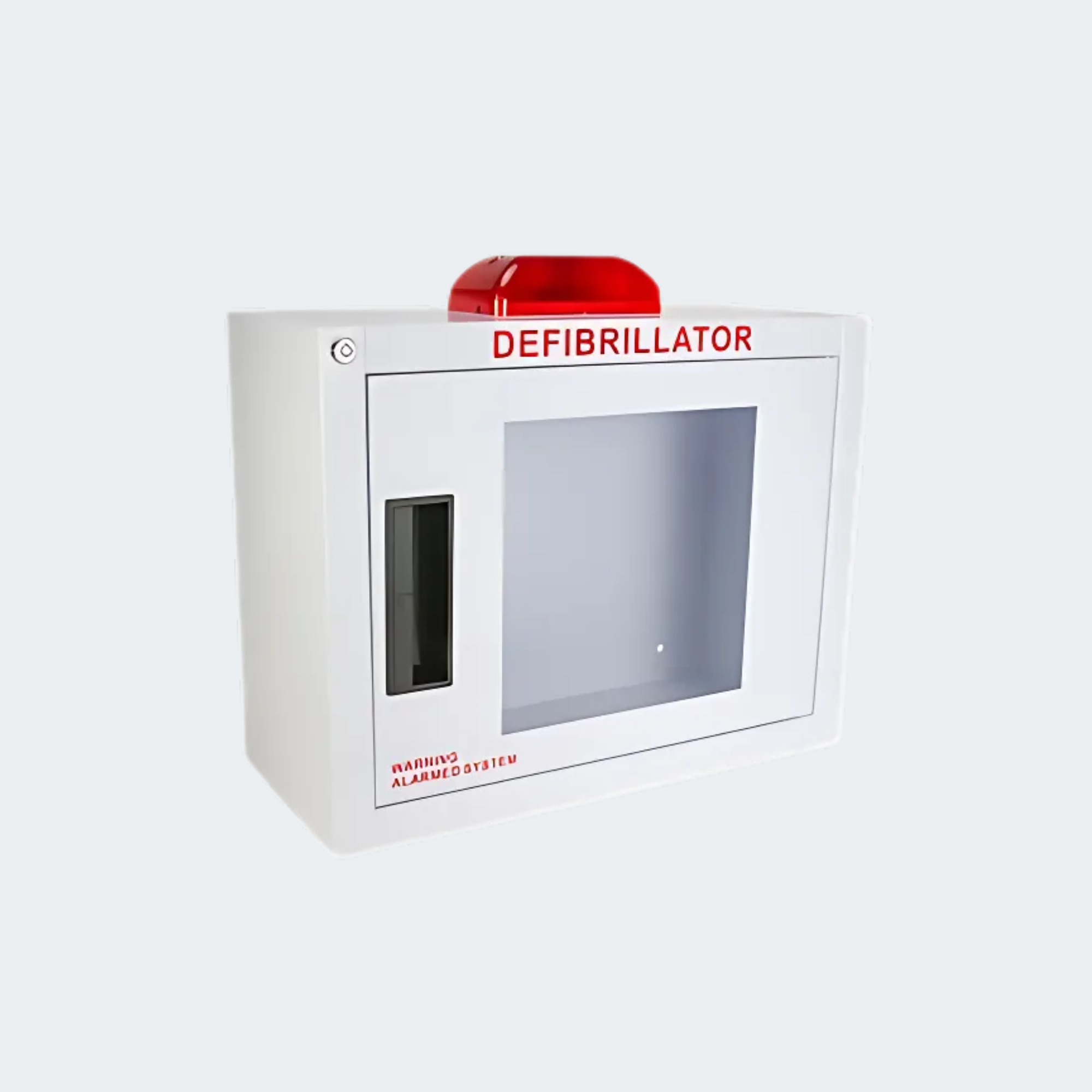Compact AED Wall Cabinet w/alarm and strobe