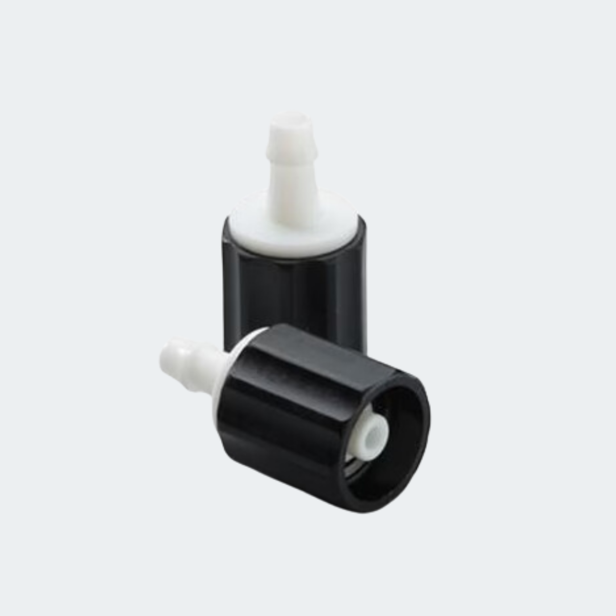 Connector, 1/8" Hose Barb, Plastic, Female, Screw Type