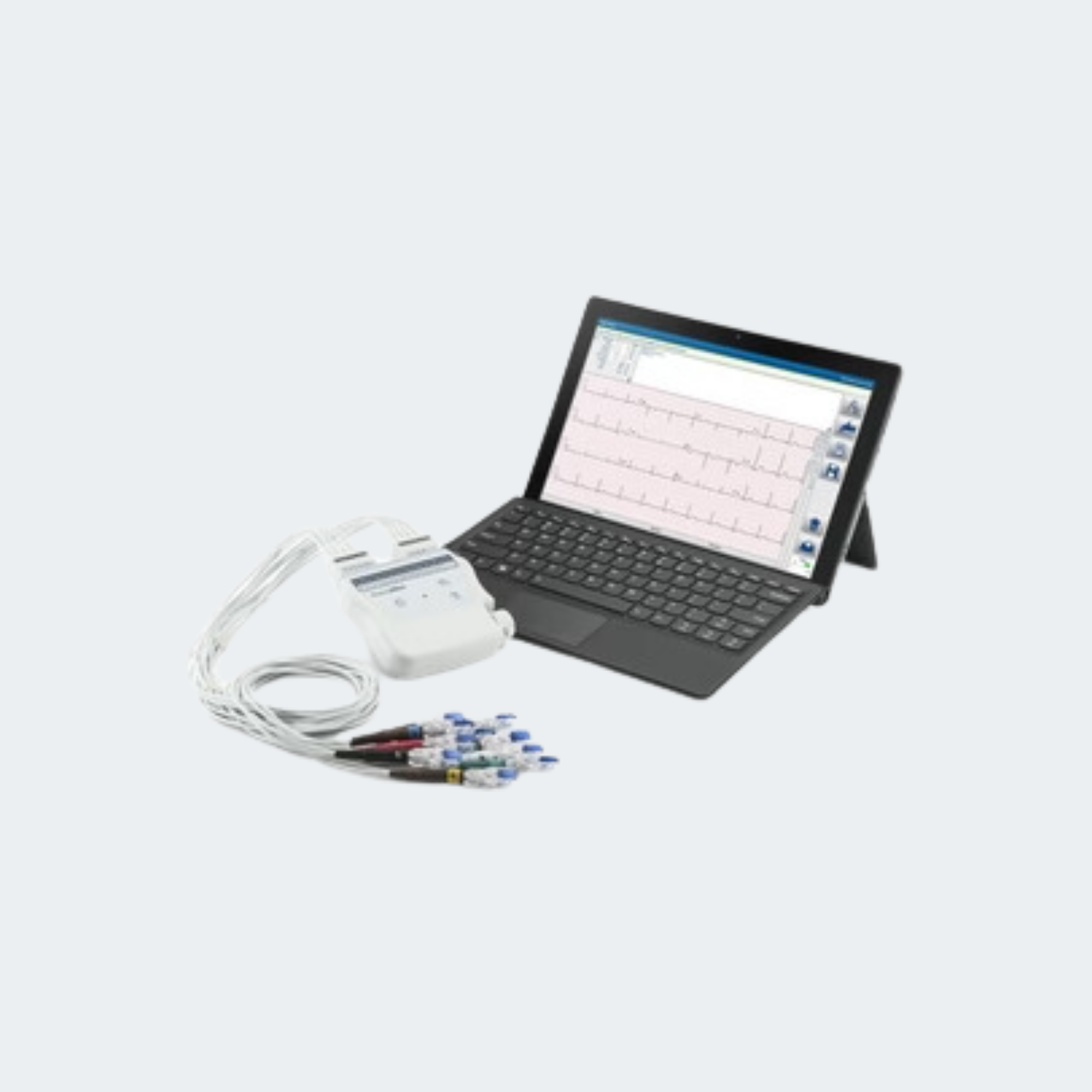 Connex Cardio Resting ECG Software CD with Connex Cardio AM12 Patient Cable 