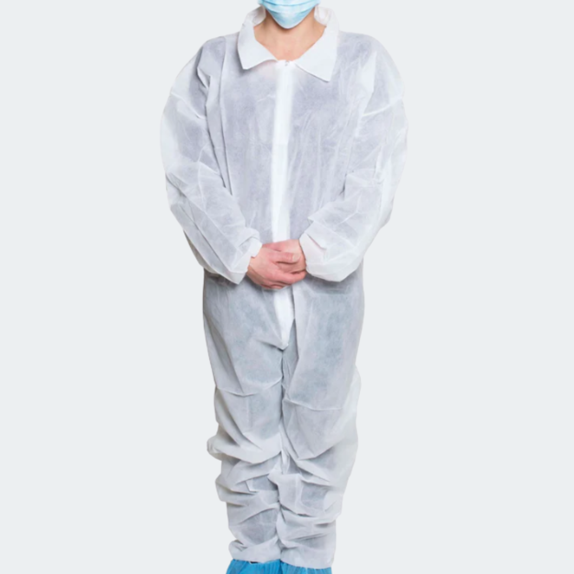 Coveralls, White, Size XL, Disposable, 5/bg, 5 bg/cs