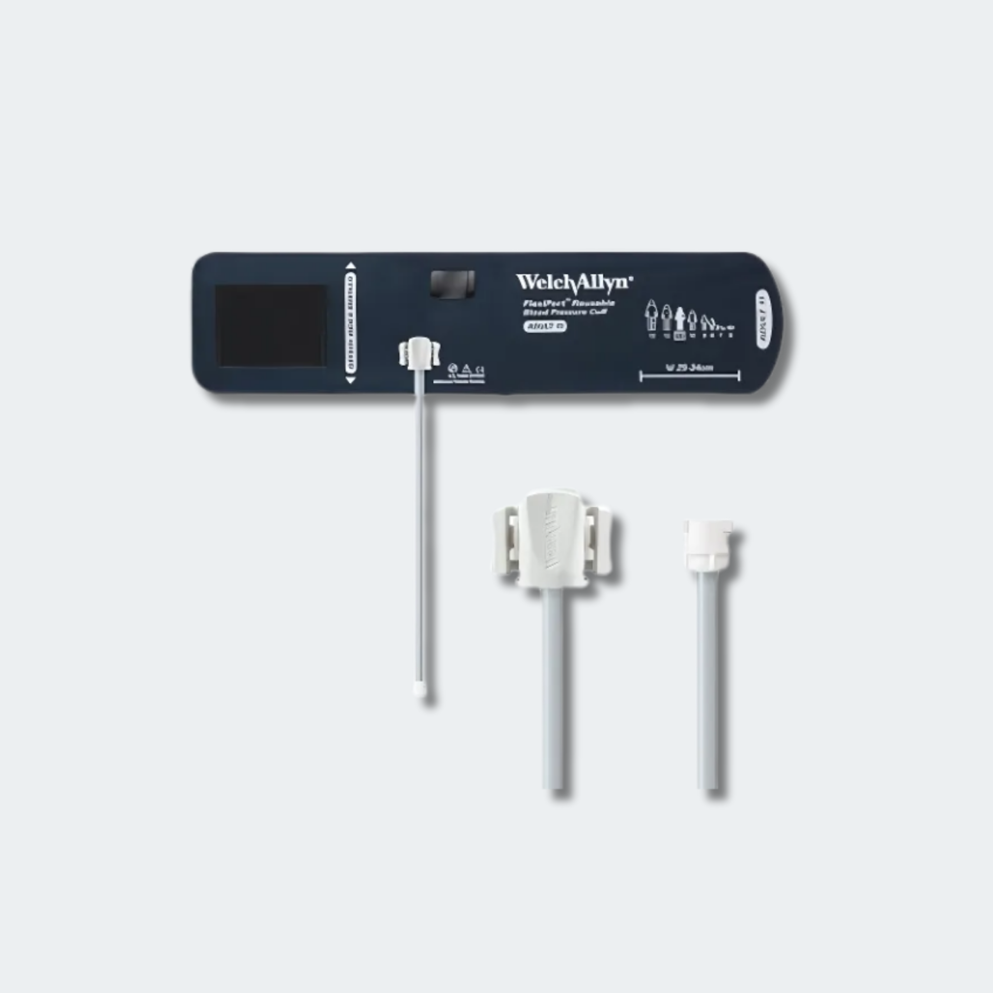 Cuff, Reusable, Locking Connector, 1-Tube and 2 Tube