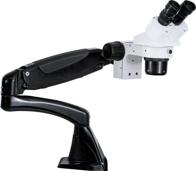 DM-Dual Mag 10x/20x with 0.5x lens on C-clamp FLEX-Arm (no light)