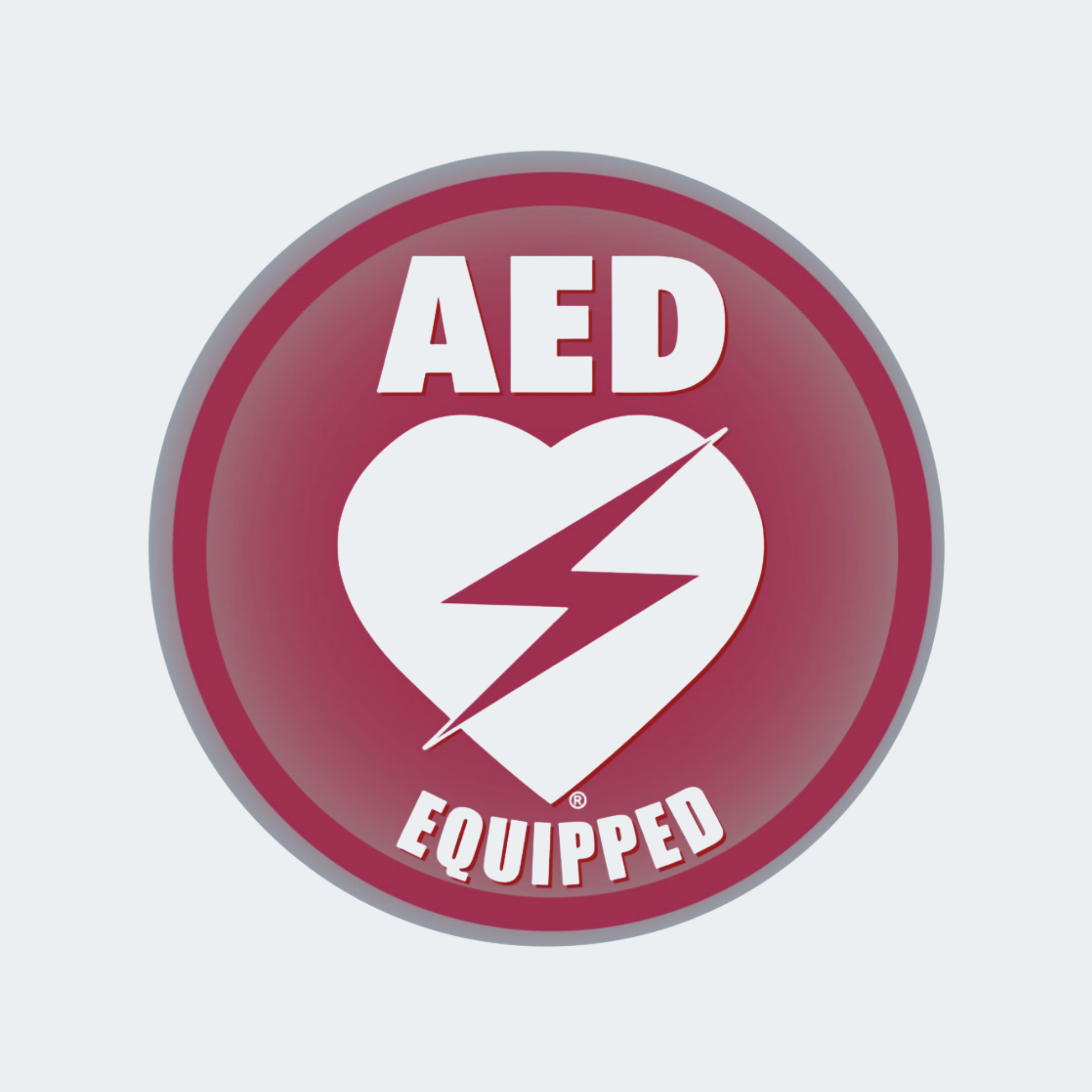 Decal 4 Round AED Equipped Facility