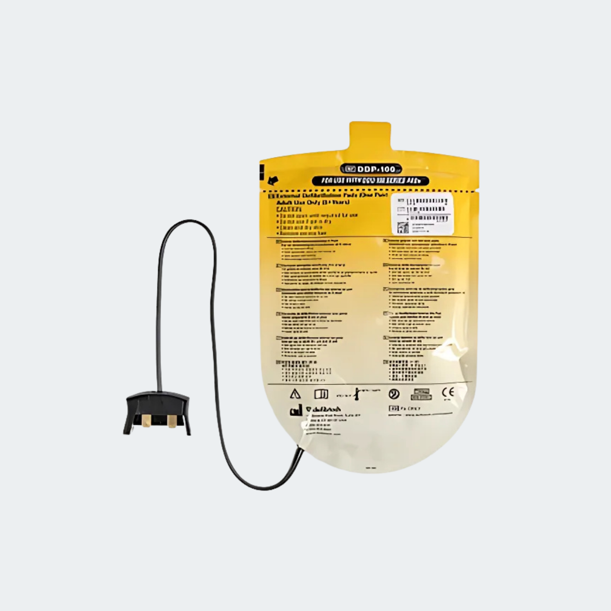 Defibtech Lifeline or Lifeline AUTO AED Adult Defibrillation Electrode Pads - DDP-100