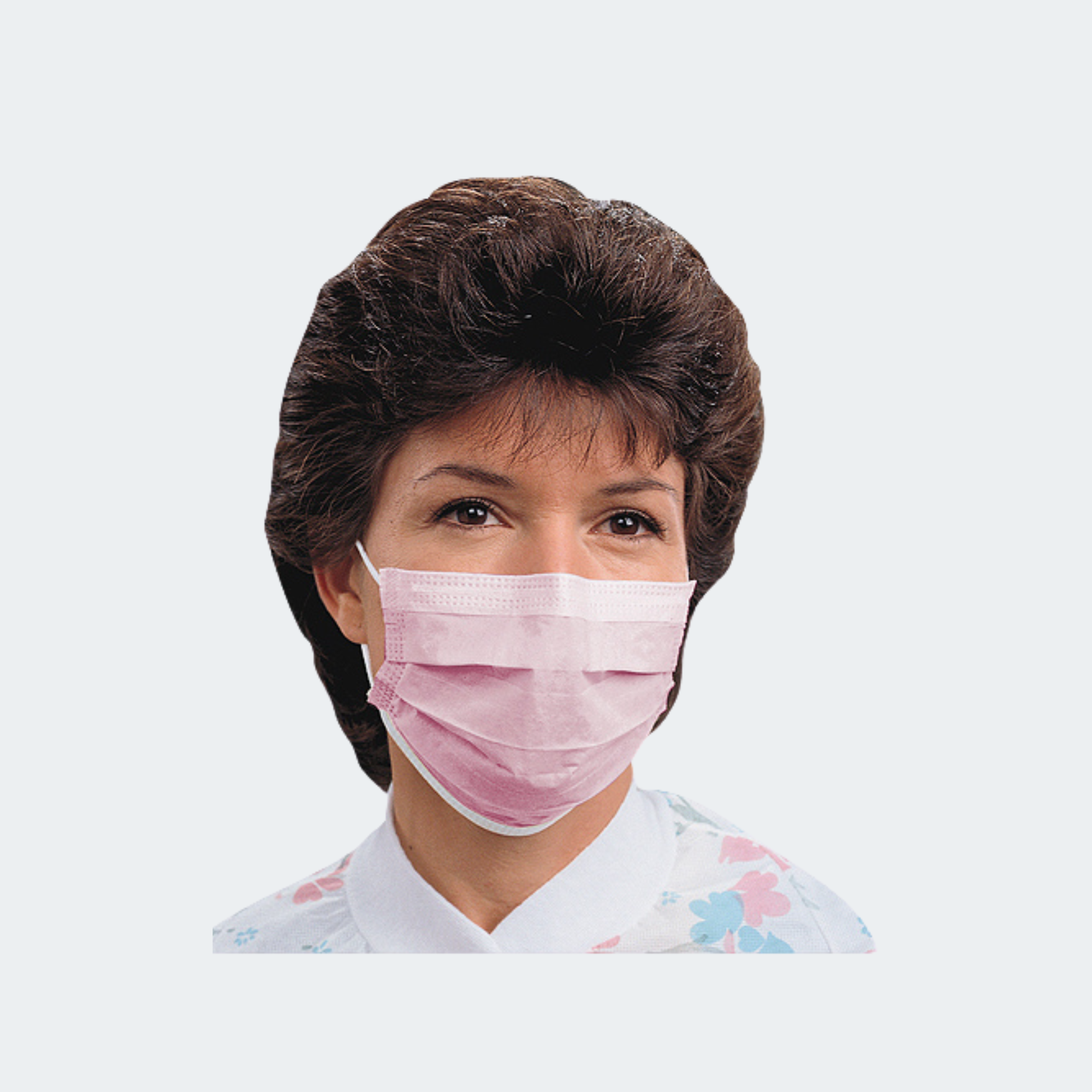 Earloop Procedure Mask, Pink, Halyard