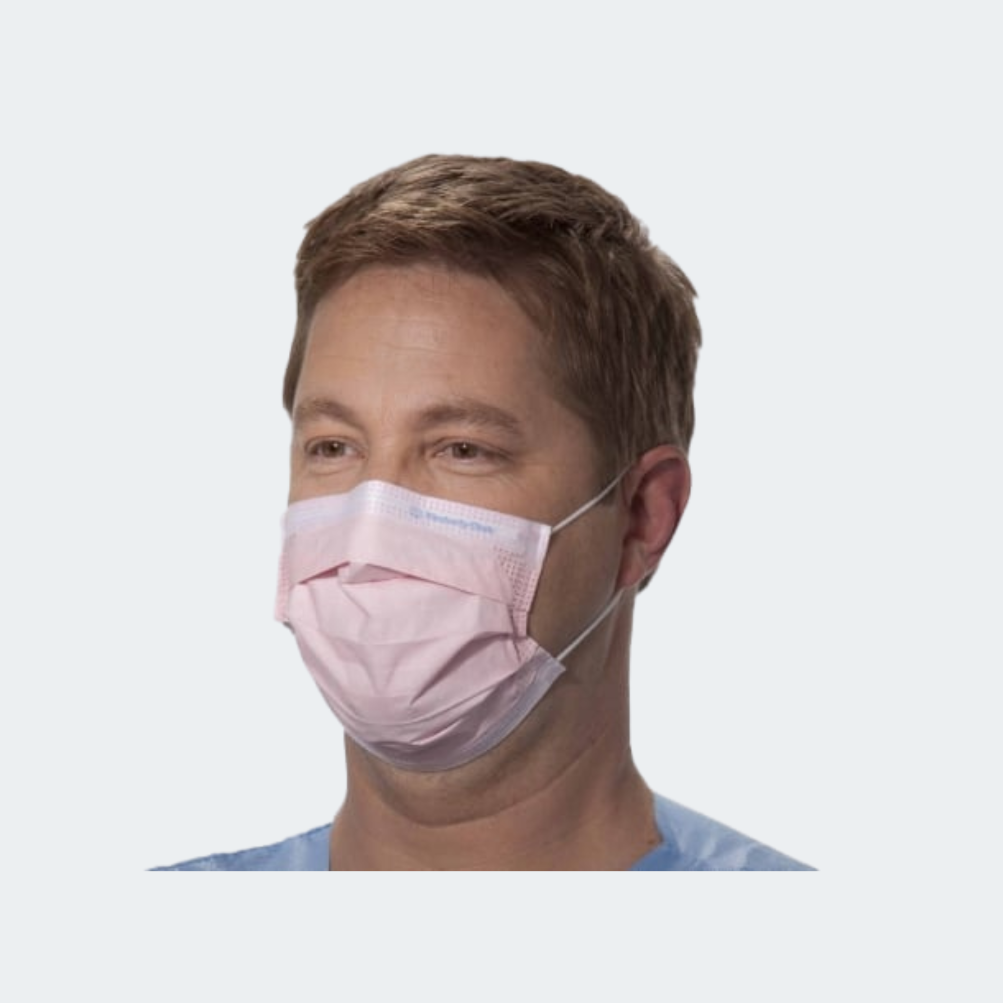 Earloop Procedure Mask, Pink, Halyard
