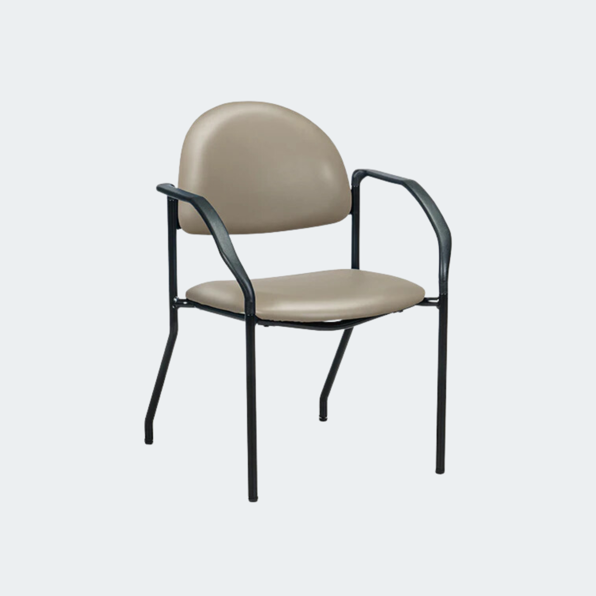 F-Series Black Frame Chair with Arms