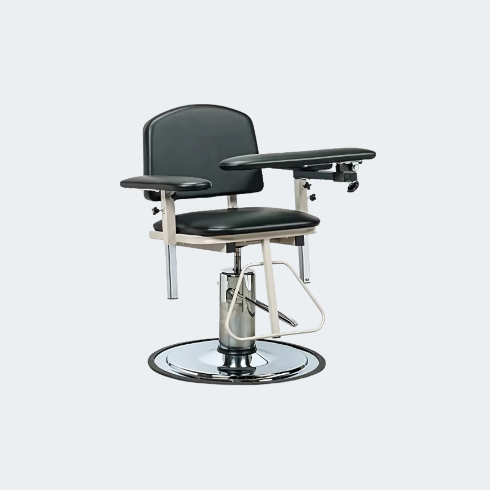 H Series, Padded, Blood Drawing Chair with Padded Arms