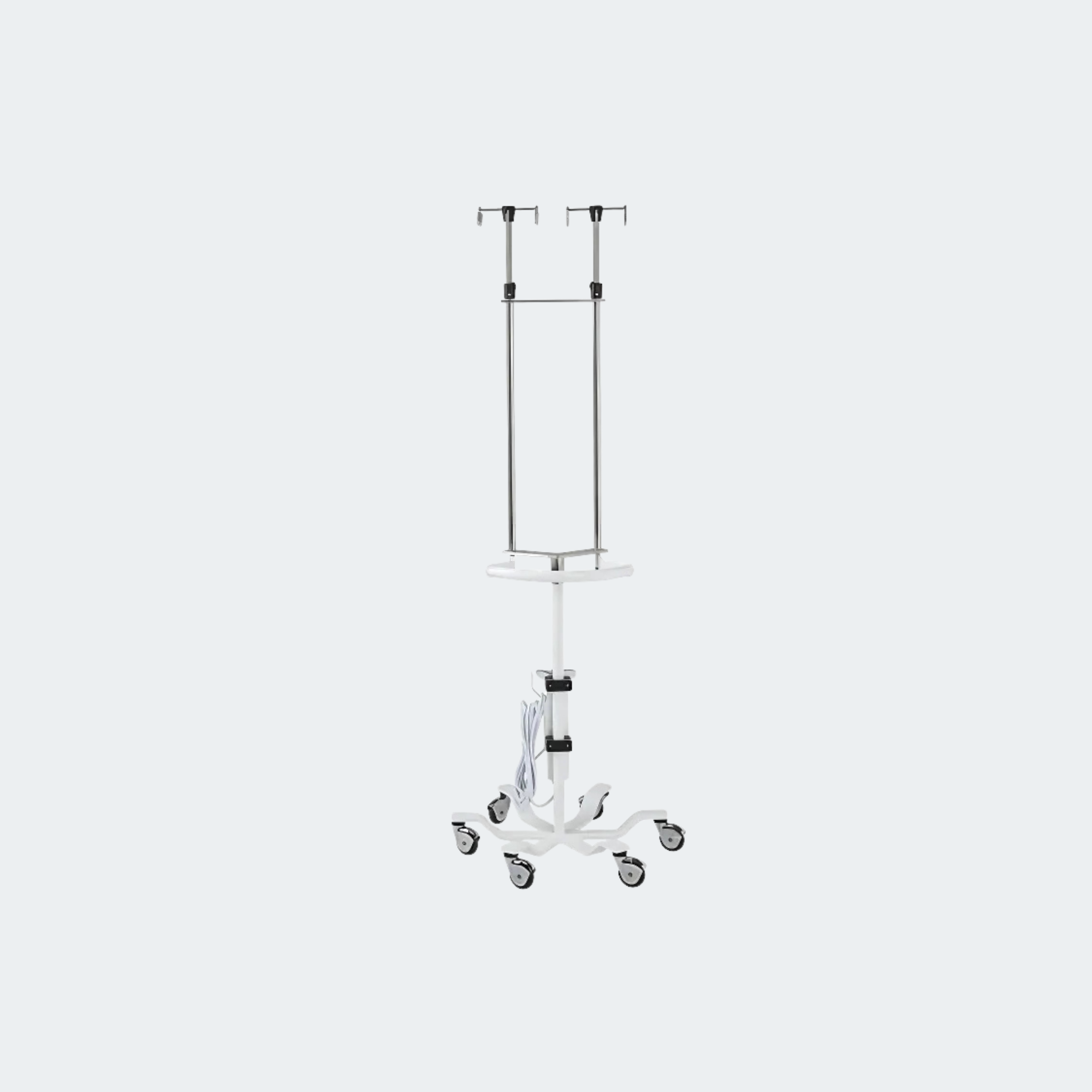 6-leg welded base for maximum stability
25″ diameter, low center-of-gravity (LCG) steel base with white epoxy finish
3″ premium rubber casters with sealed ball bearings (10-year caster warranty)