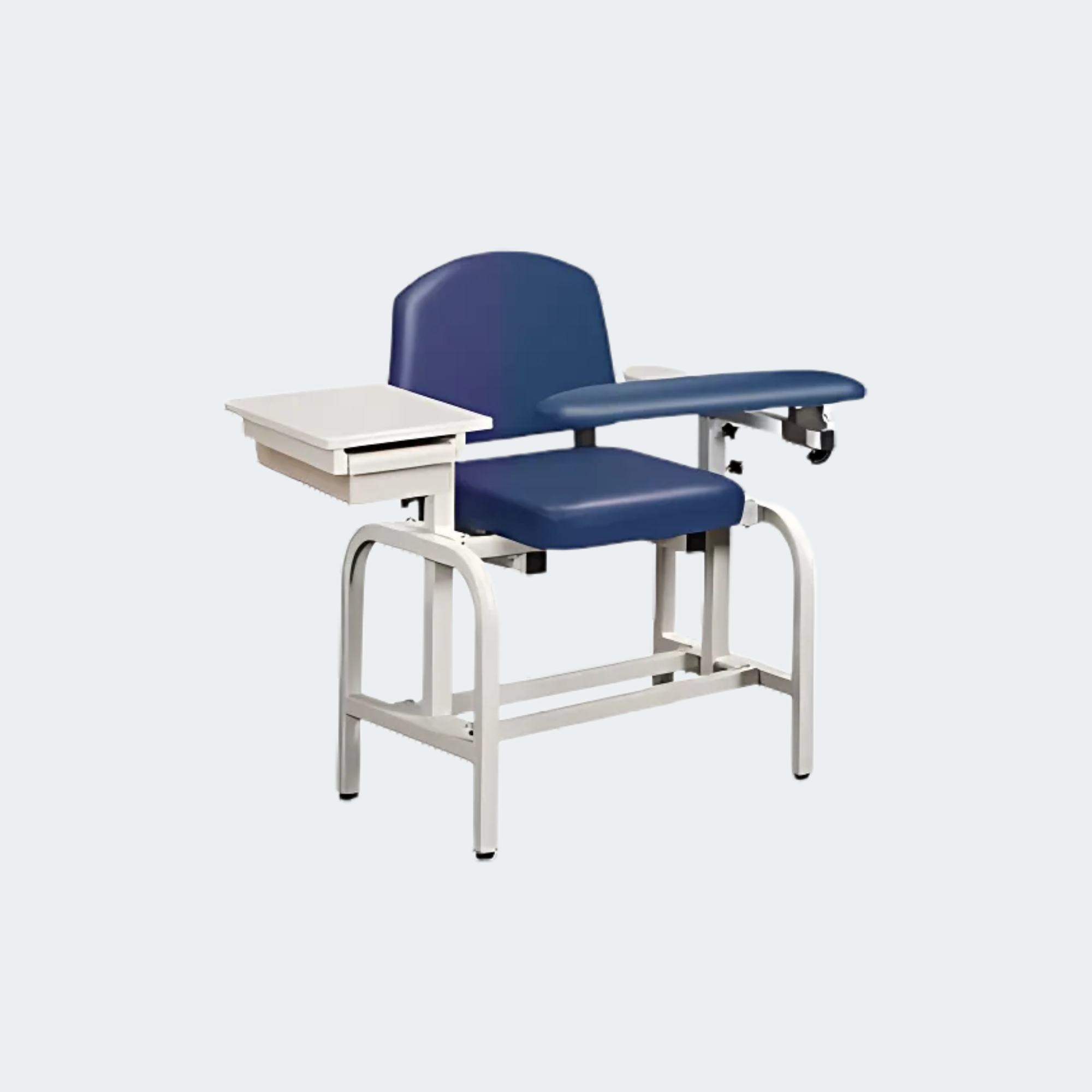 Lab X Series, Blood Drawing Chair with Padded Flip Arm and Drawer
