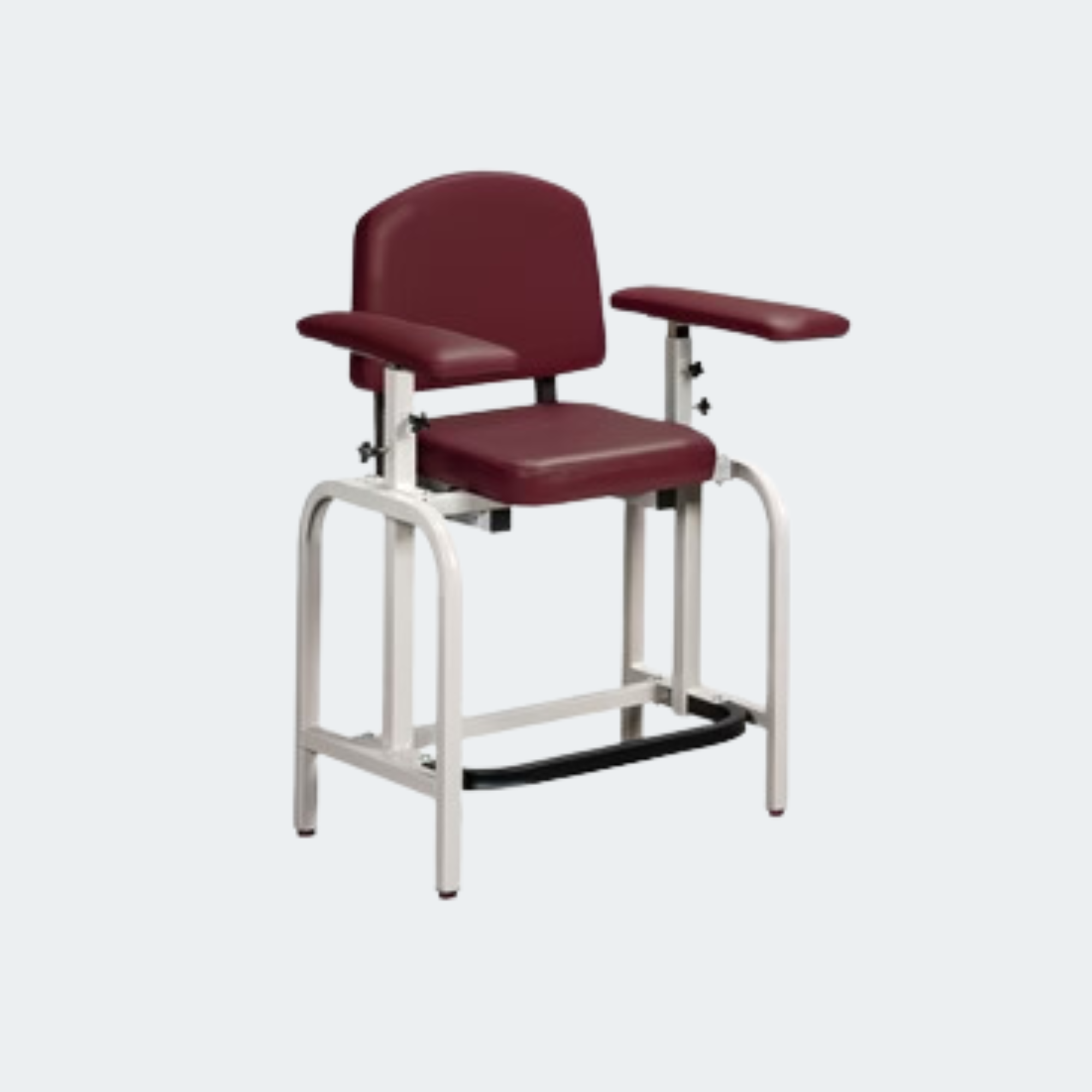 Lab X Series, Extra-Tall, Blood Drawing Chair with Straight Padded Arms