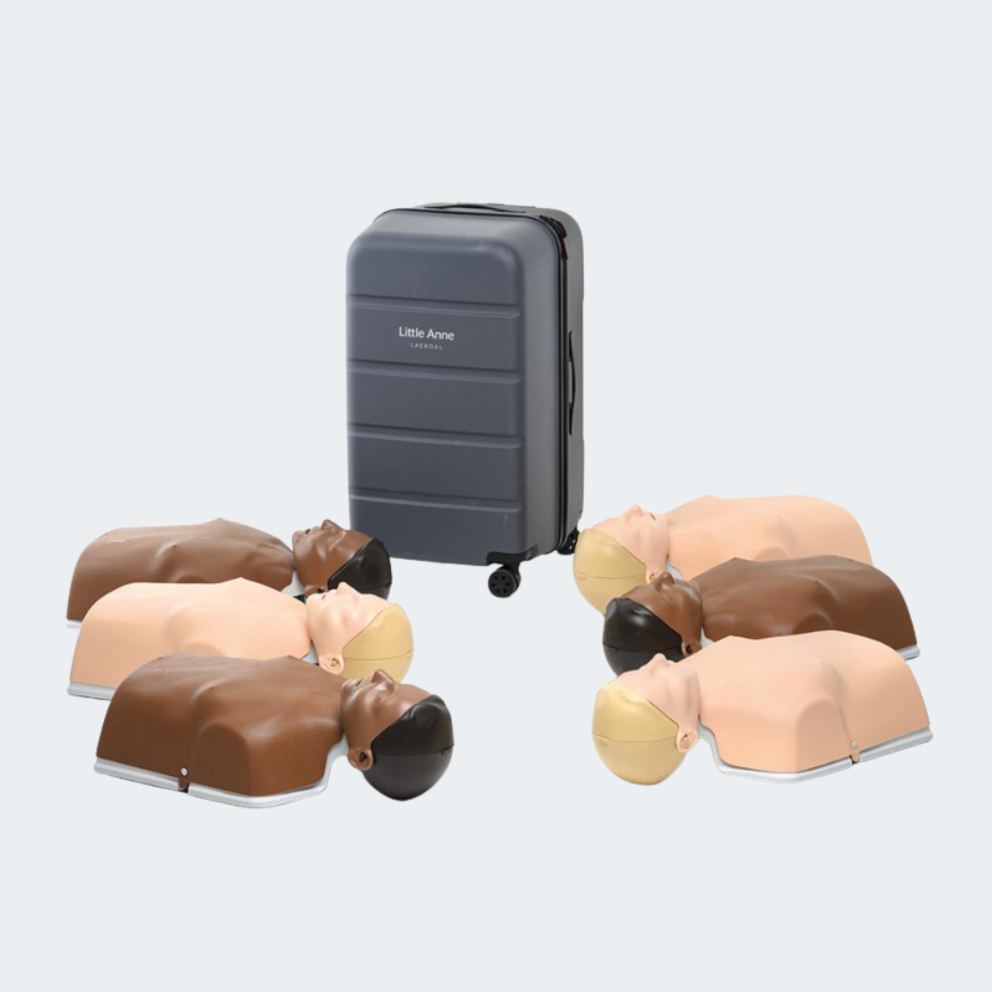 Laerdal Little Anne Stackable Manikins 6-Pack Light Color Part# 135-01350
