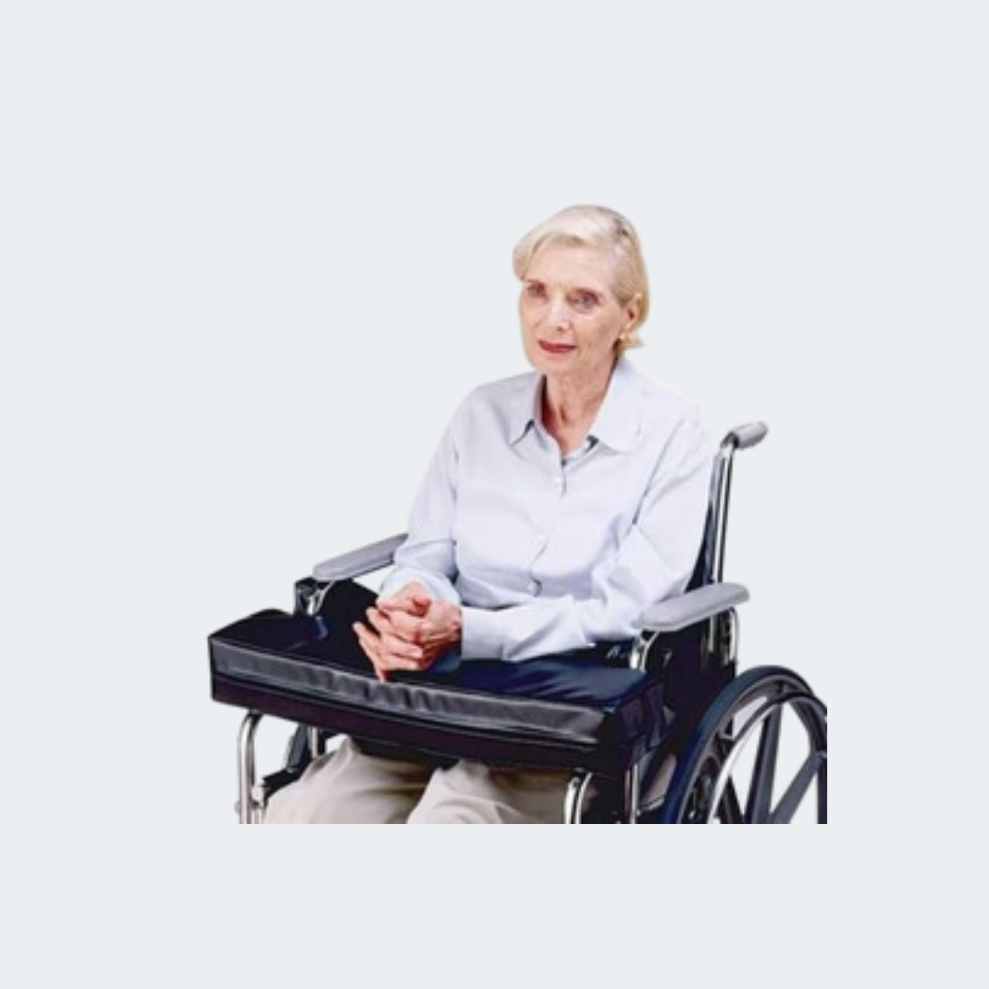 Laptop Cushion with Cutouts for Wheelchair (4" thick)