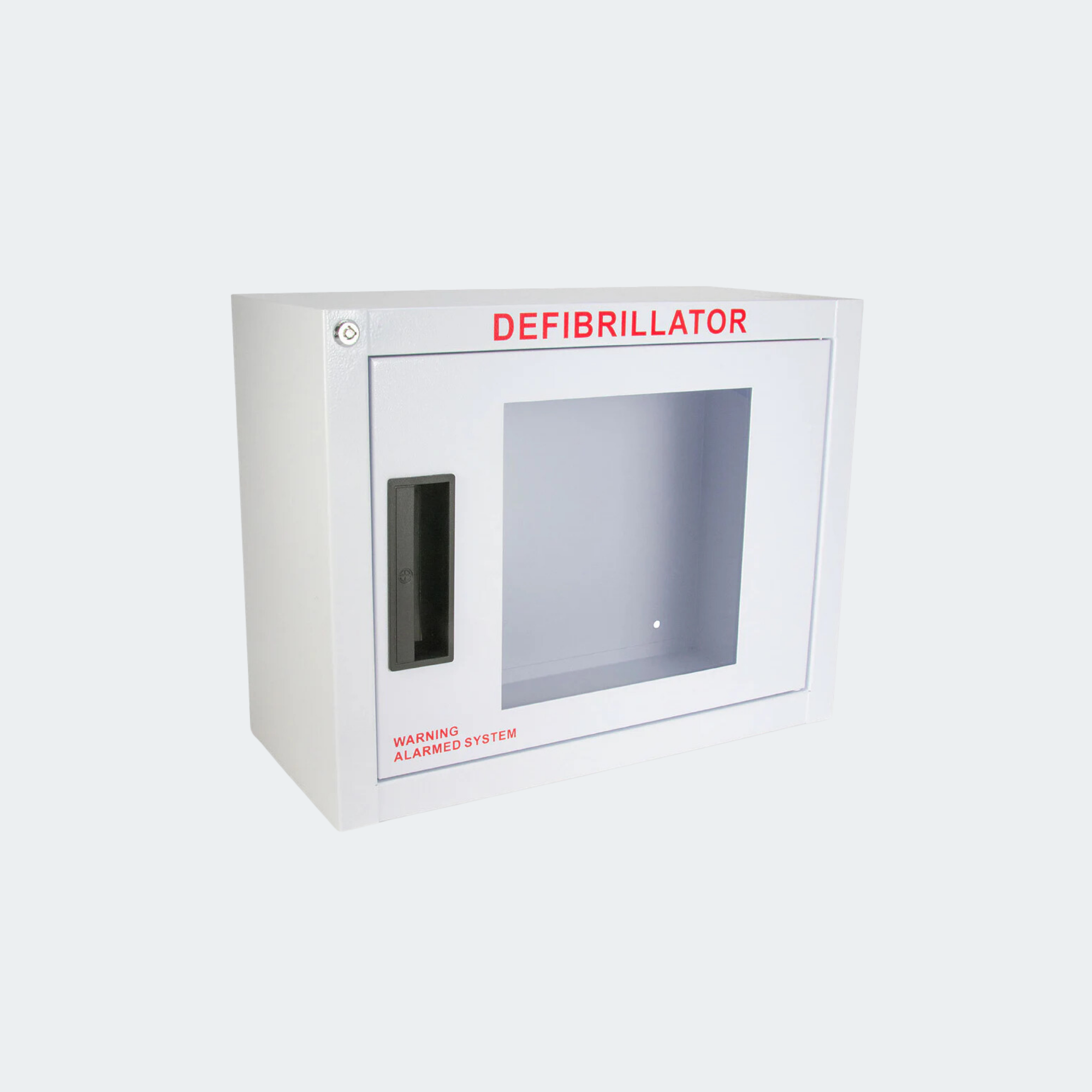 Large AED Wall Cabinet w/alarm and strobe