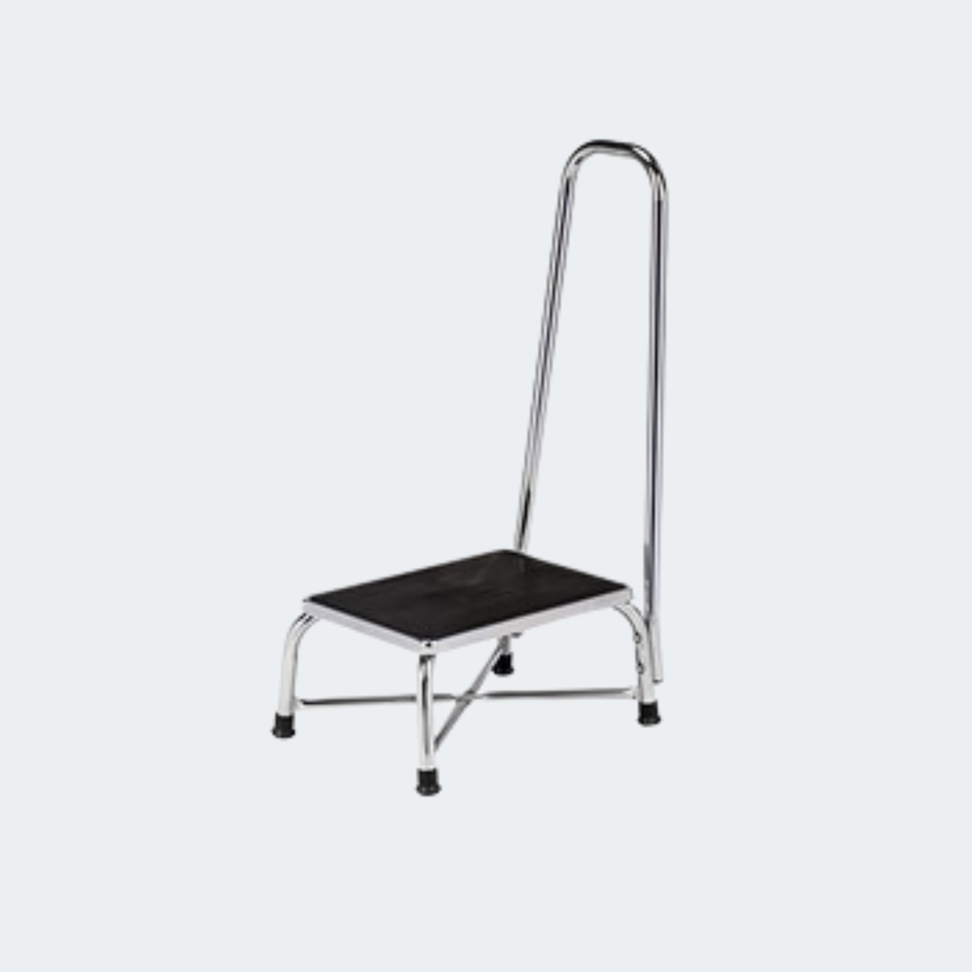 Large Top, Heavy-Duty, Step Stool with Handrail