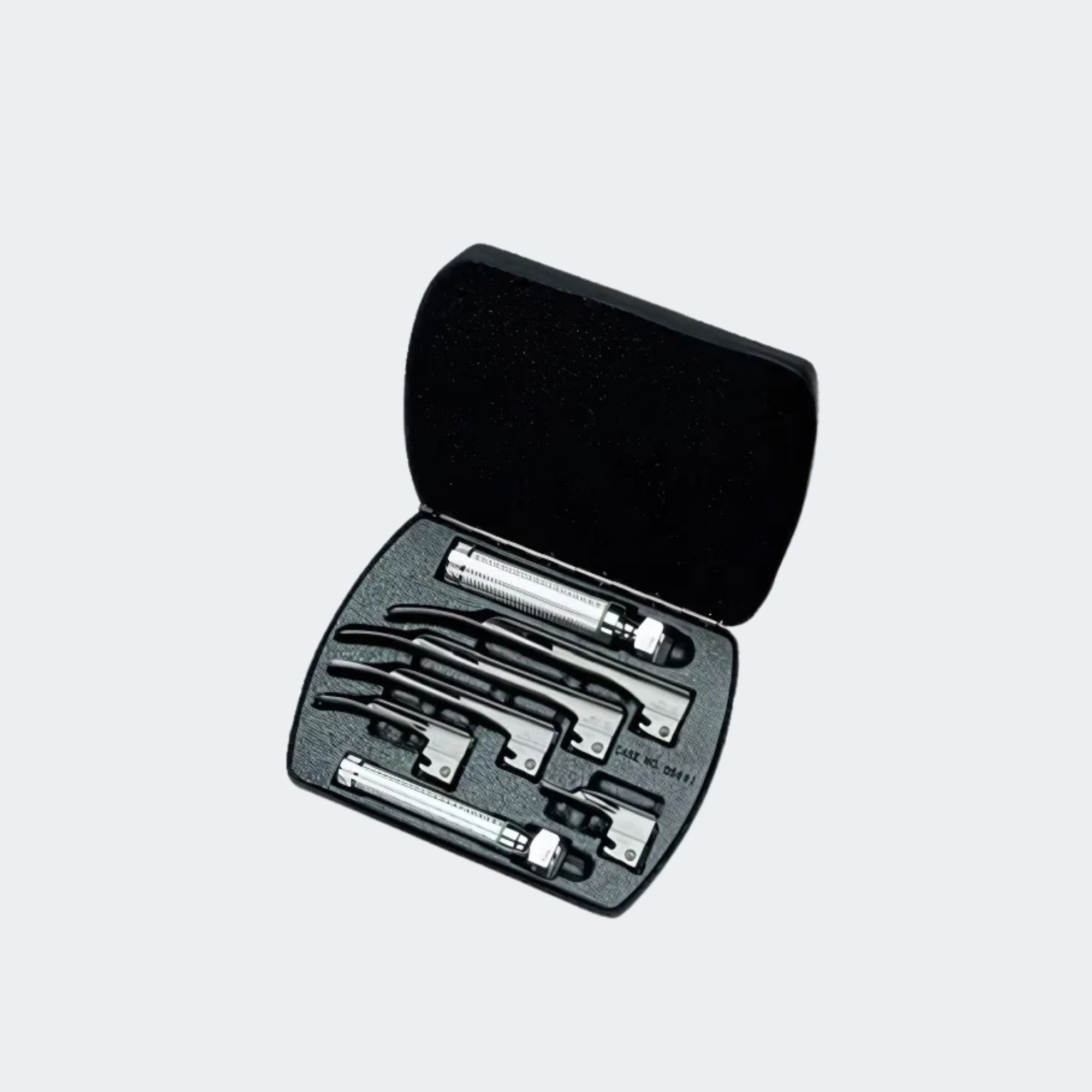 Laryngoscope Blade Set, Miller Type, LED Fiber Optic 