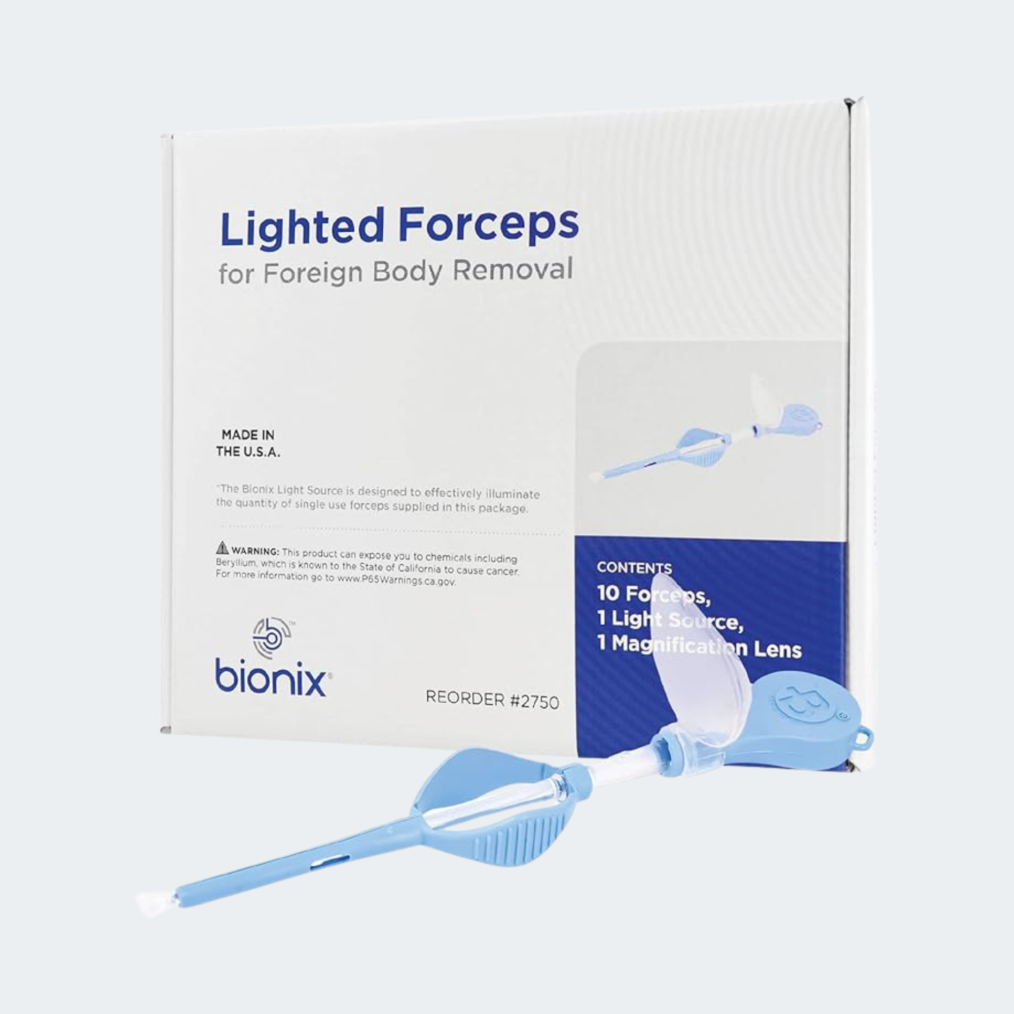 Lighted Forceps for Foreign Body Removal