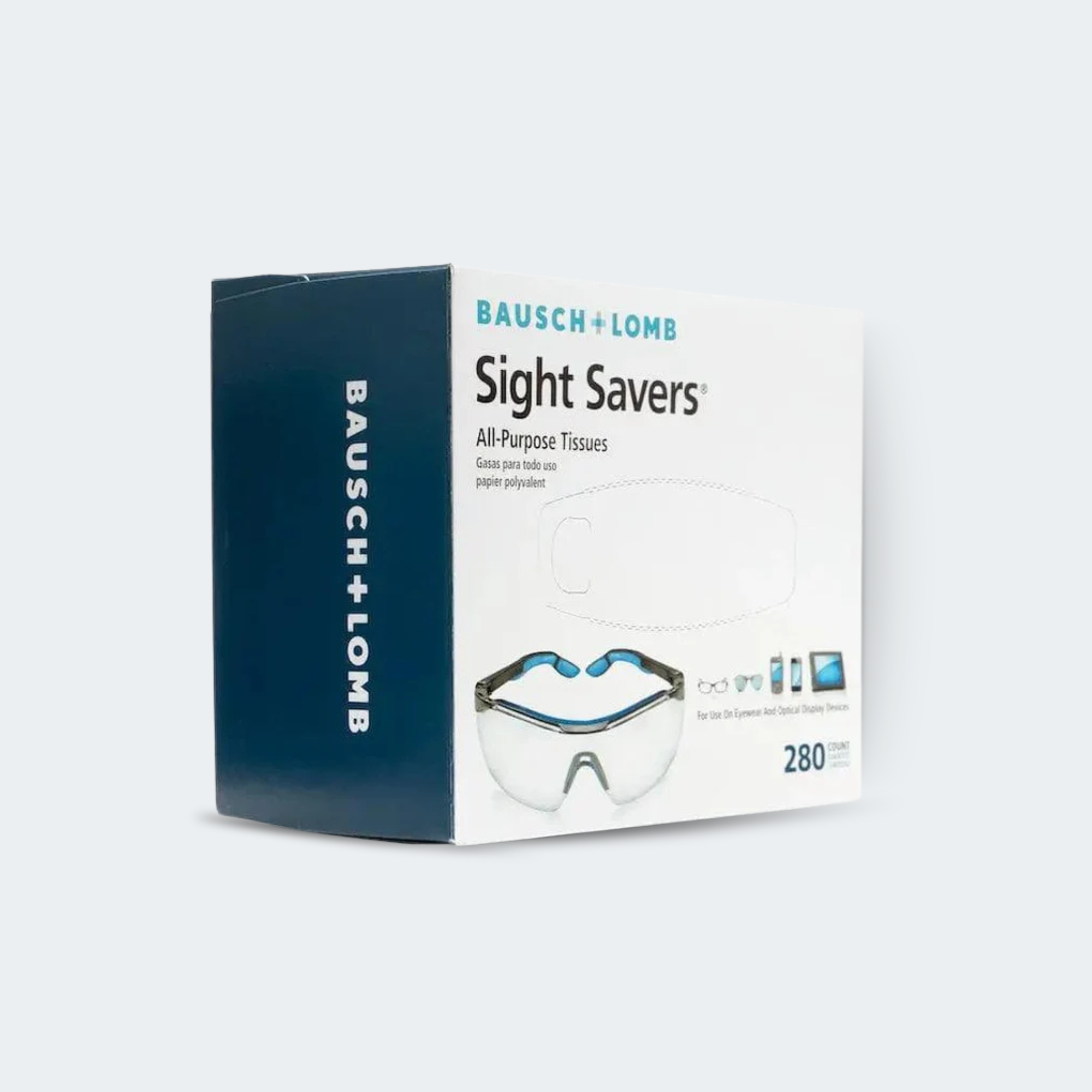 Lint-free lens paper - 280 sheets in dispenser boxD