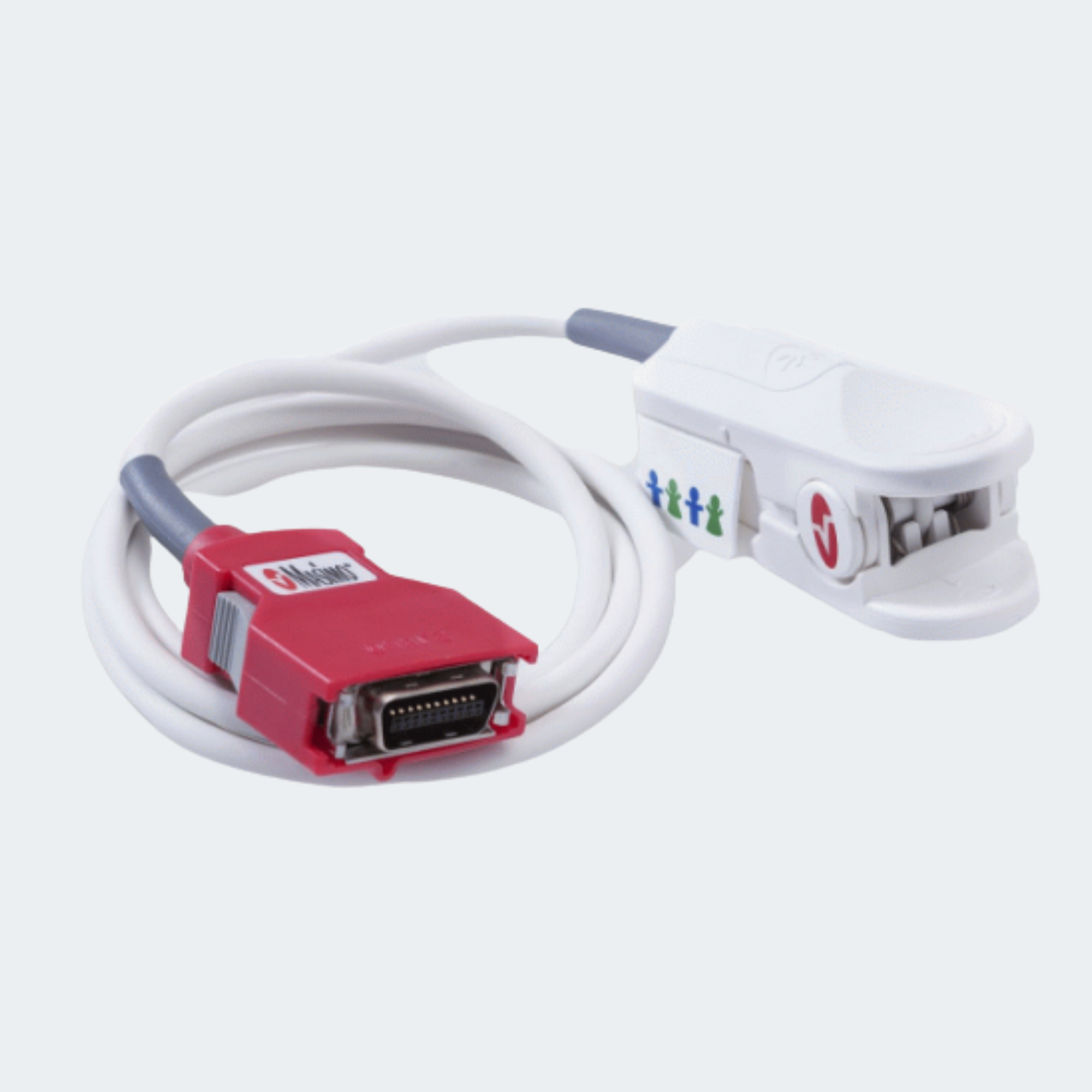 Masimo DCIp-DC3, Pediatric Reusable Patient Cable-Sensor for Zoll Defibrillators (3 ft, Red)