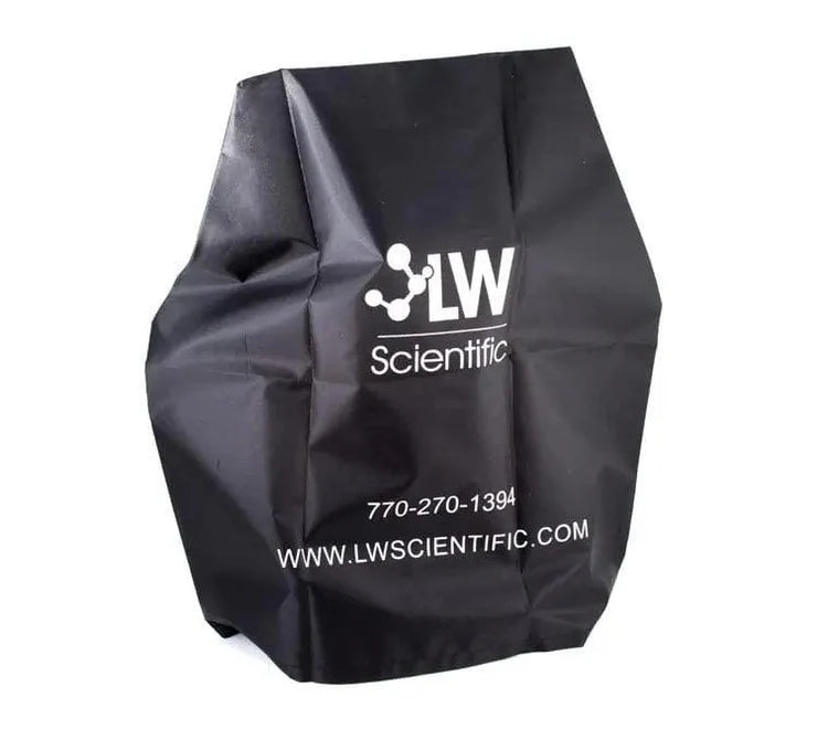 Black cover with LW Scientific branding on a white background