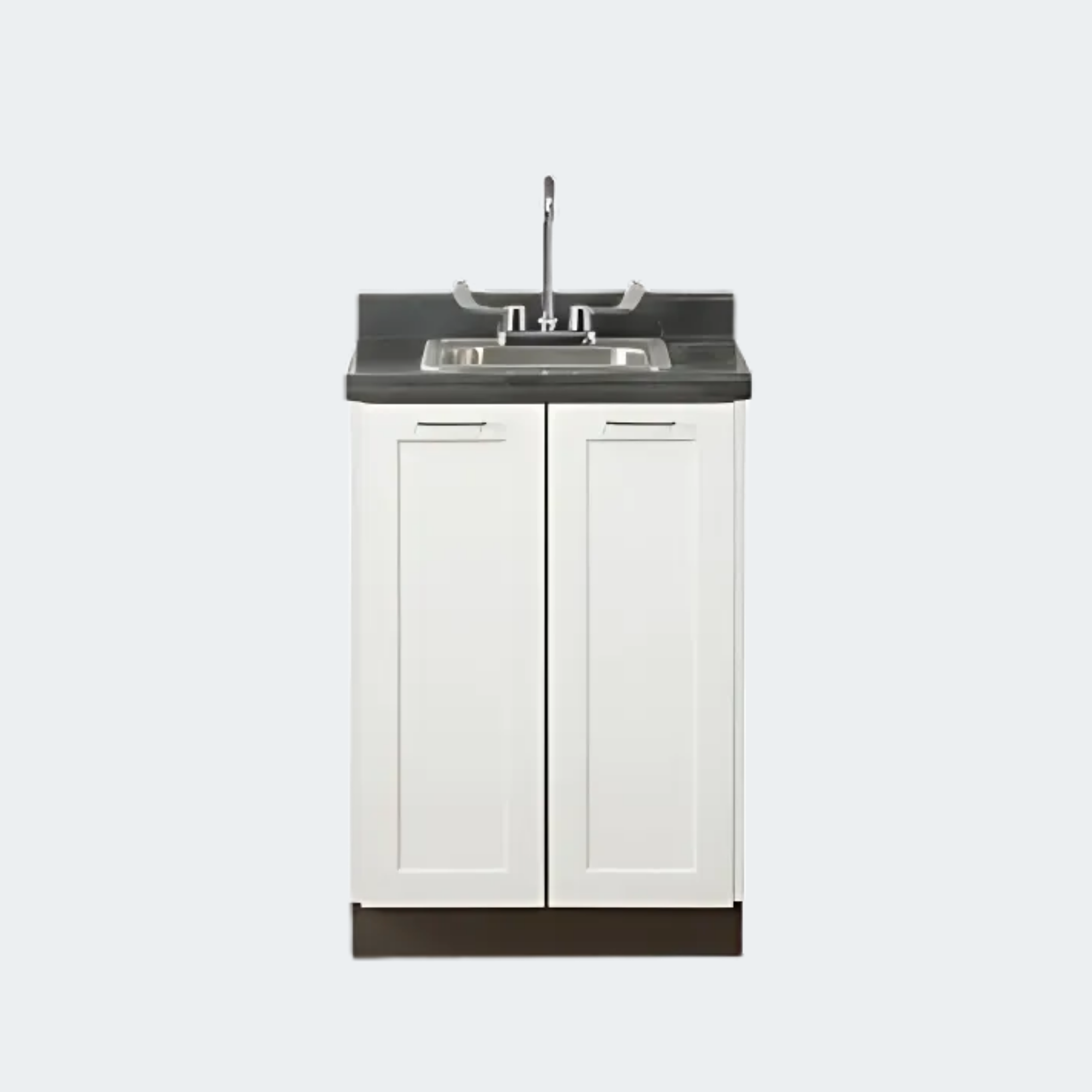 Model #8624 24" Fashion Finish, Base Cabinet with 2 Doors, and 24" Postform Countertop (includes sink)