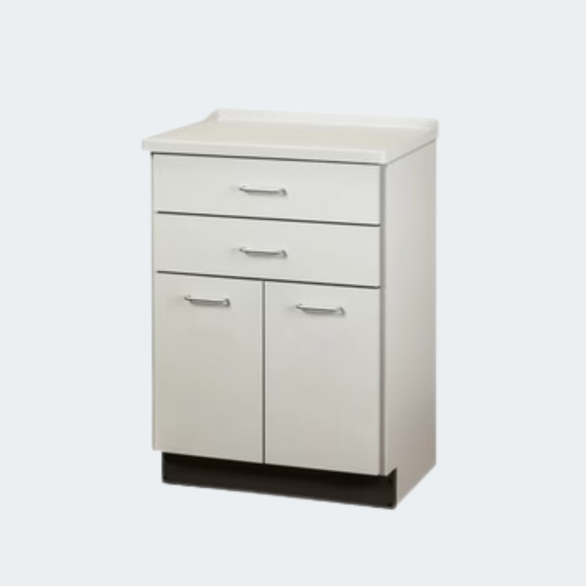 Molded Top Treatment Cabinet with 2 Doors and 2 Drawers